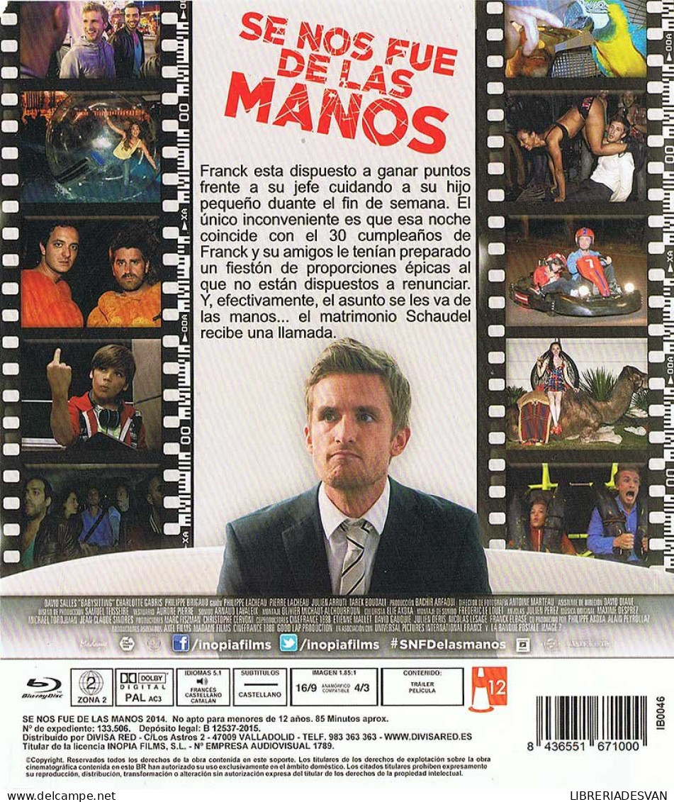 Se Nos Fue De Las Manos. Blu-Ray - Other Formats