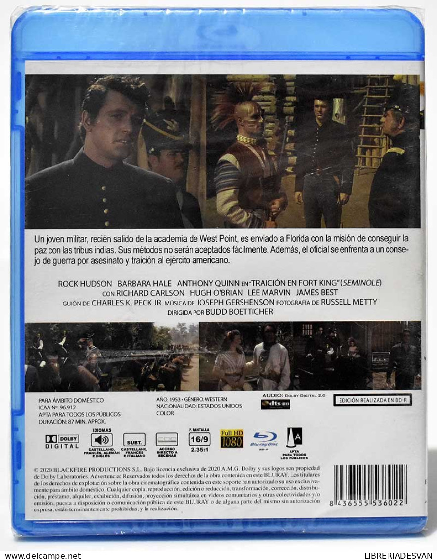 Traición En Fort King. Blu-Ray - Autres Formats
