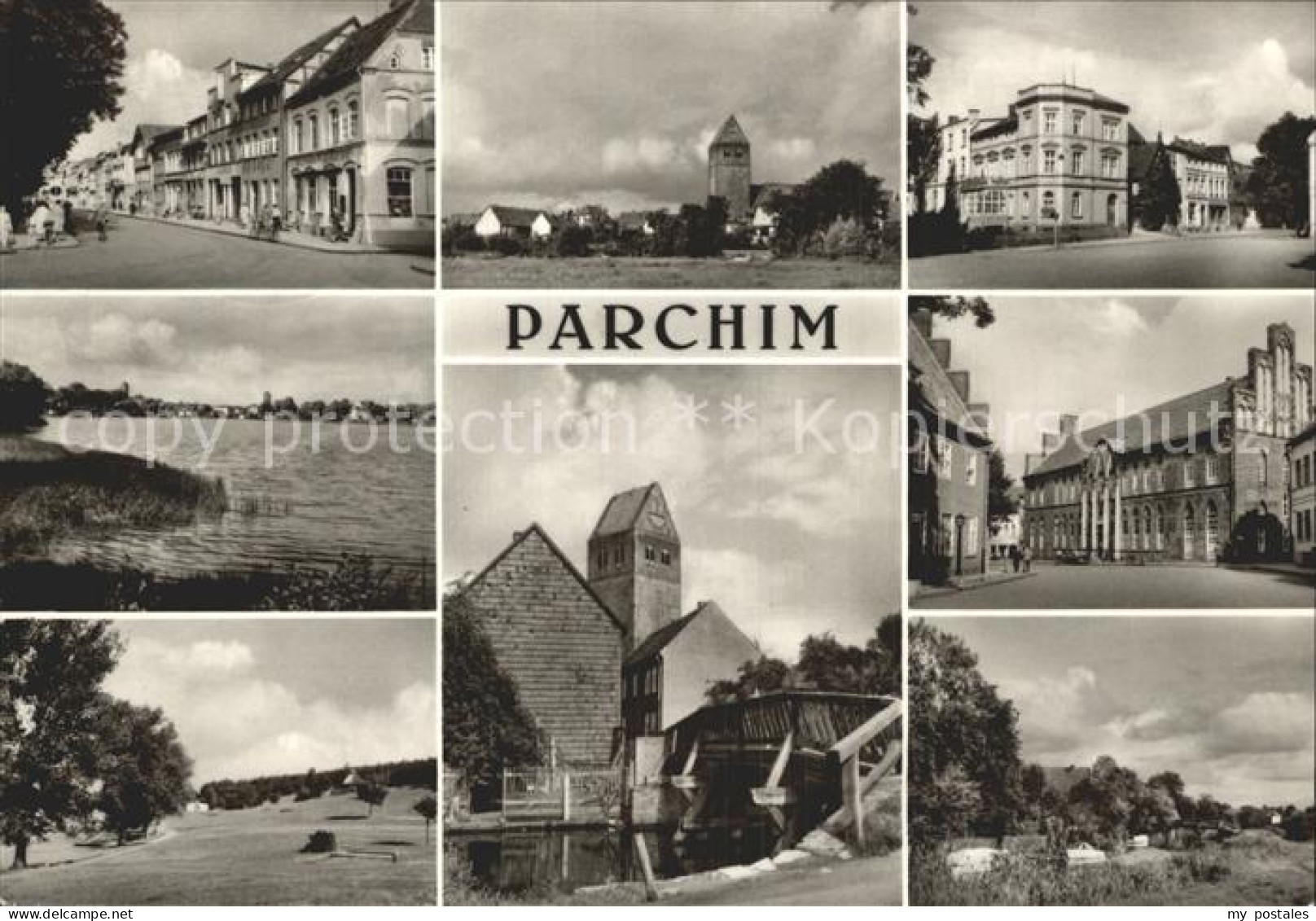 72381943 Parchim Mecklenburg-Vorpommern Teilansicht Kirche See Parchim - Parchim