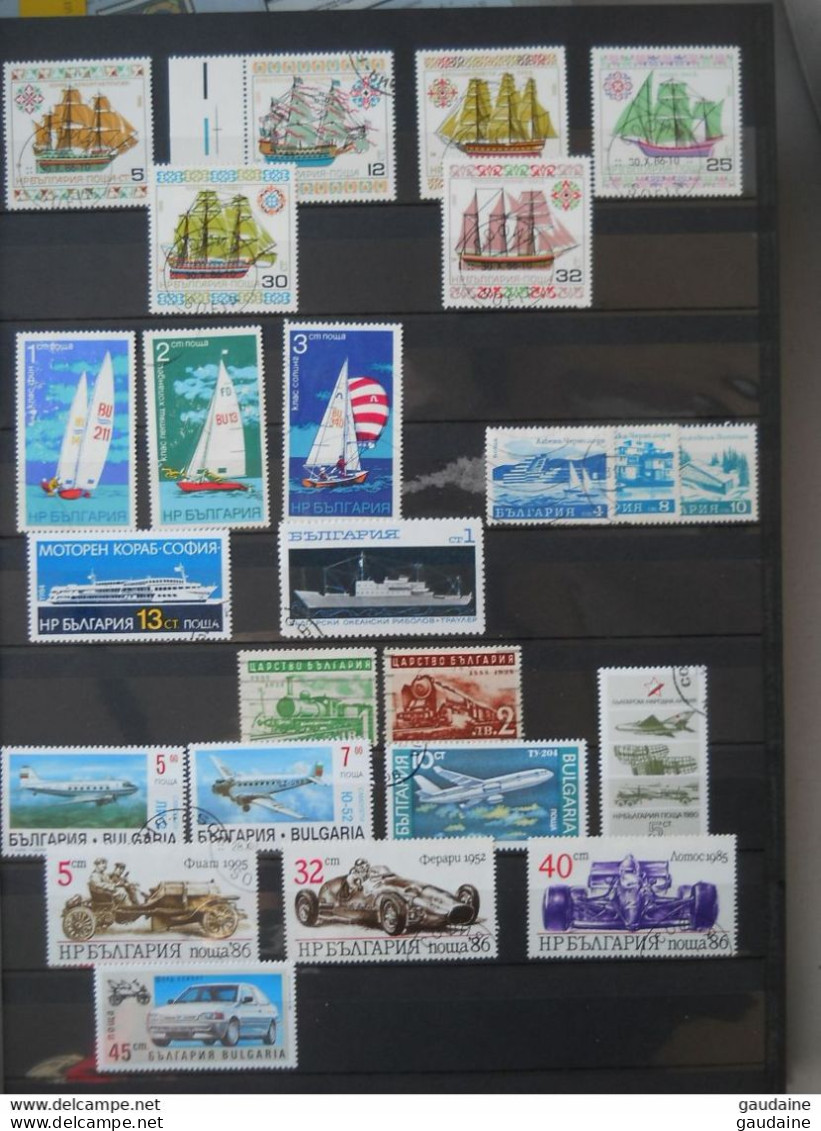 BULGARIE - BULGARIA - LOT DE 455 TIMBRES DIFFERENTS - SET - COLLECTION - Colecciones & Series