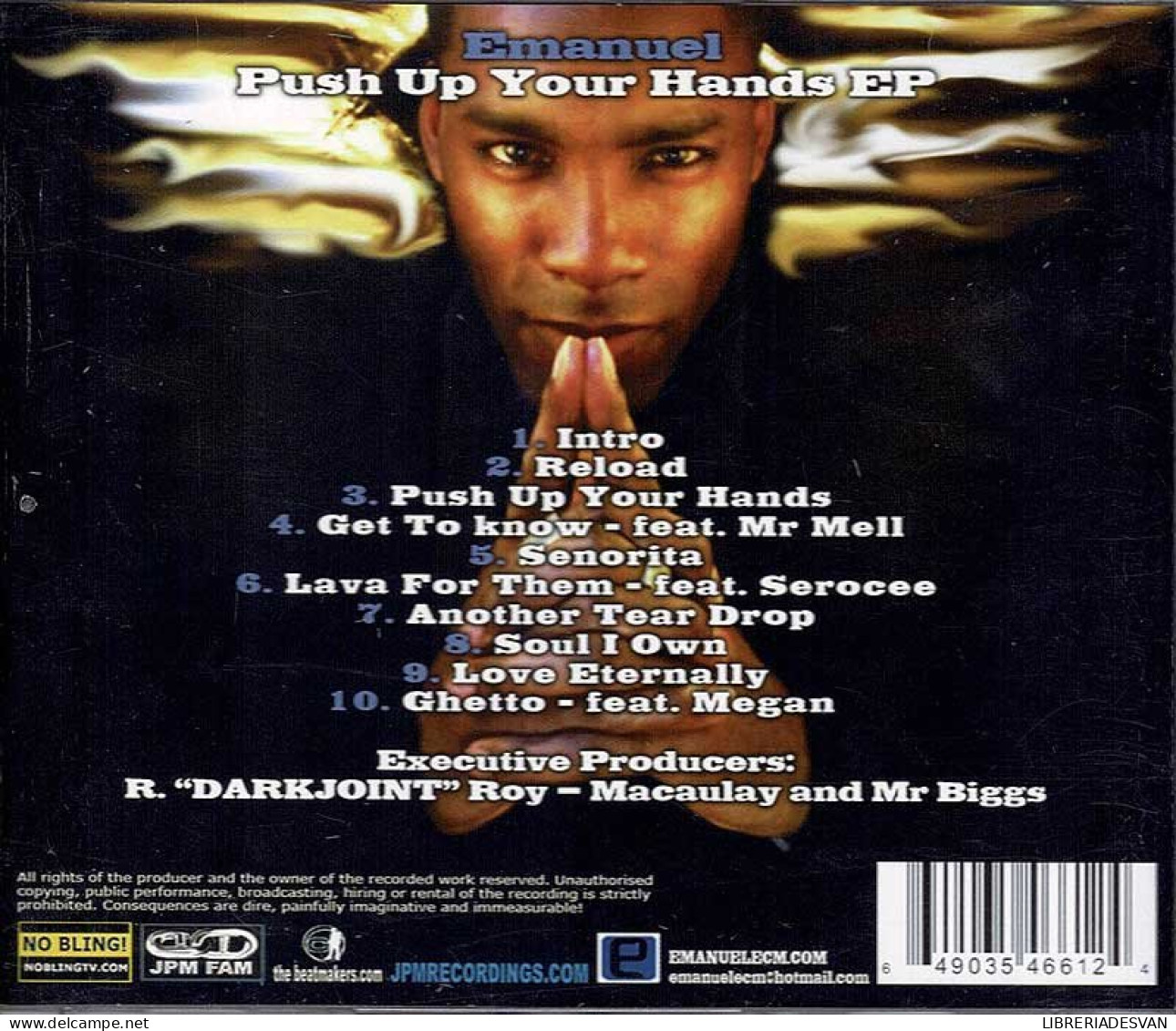 Emanuel - Push Up Your Hand EP. CD - Reggae