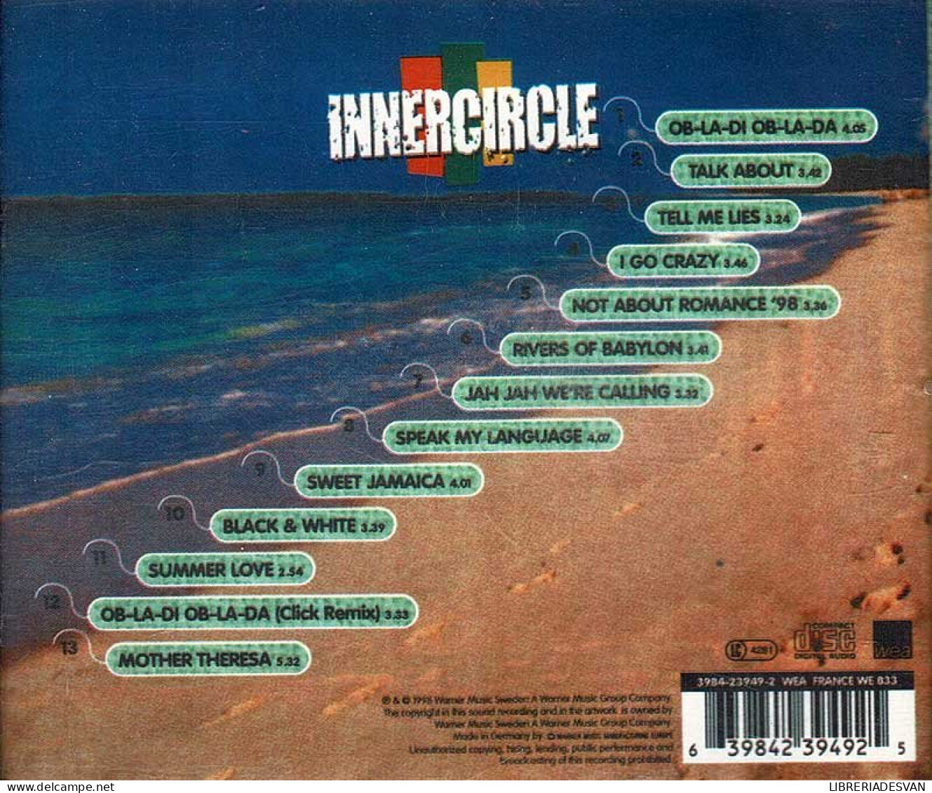 Innercircle - Jamaika Me Crazy. CD - Reggae