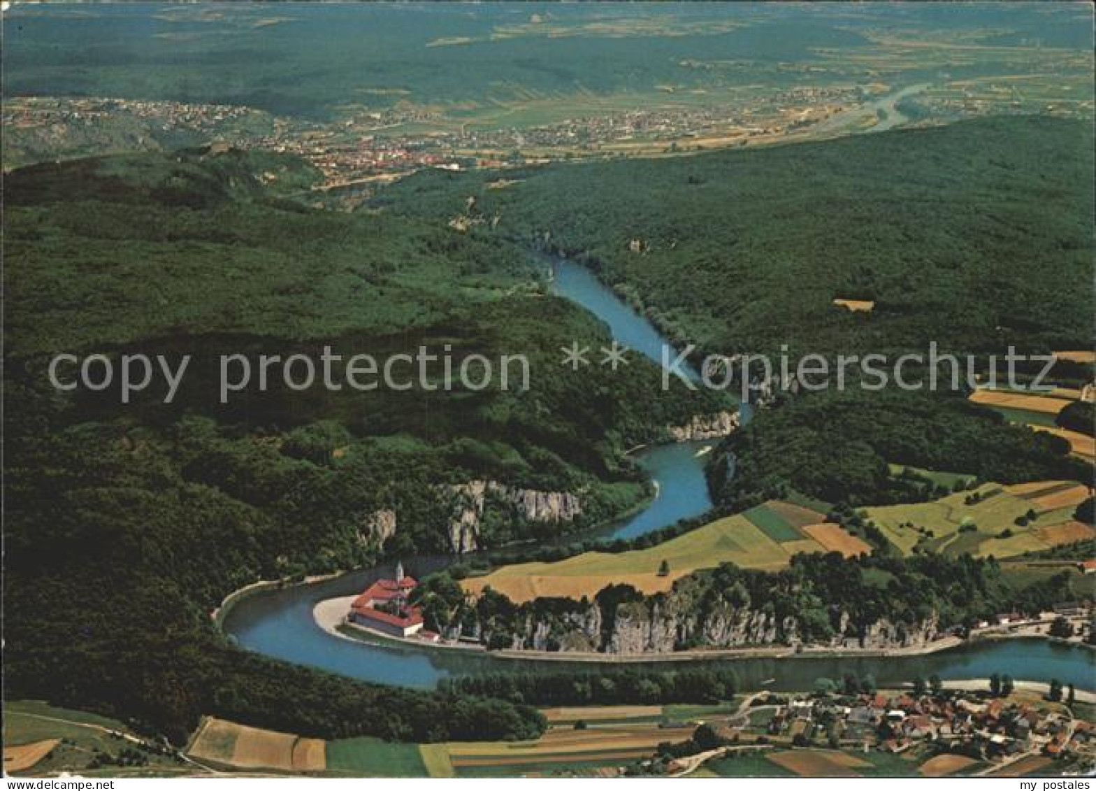72381529 Kelheim Fliegeraufnahme Kloster Weltenburg Donaudurchbruch Kelheim - Kelheim