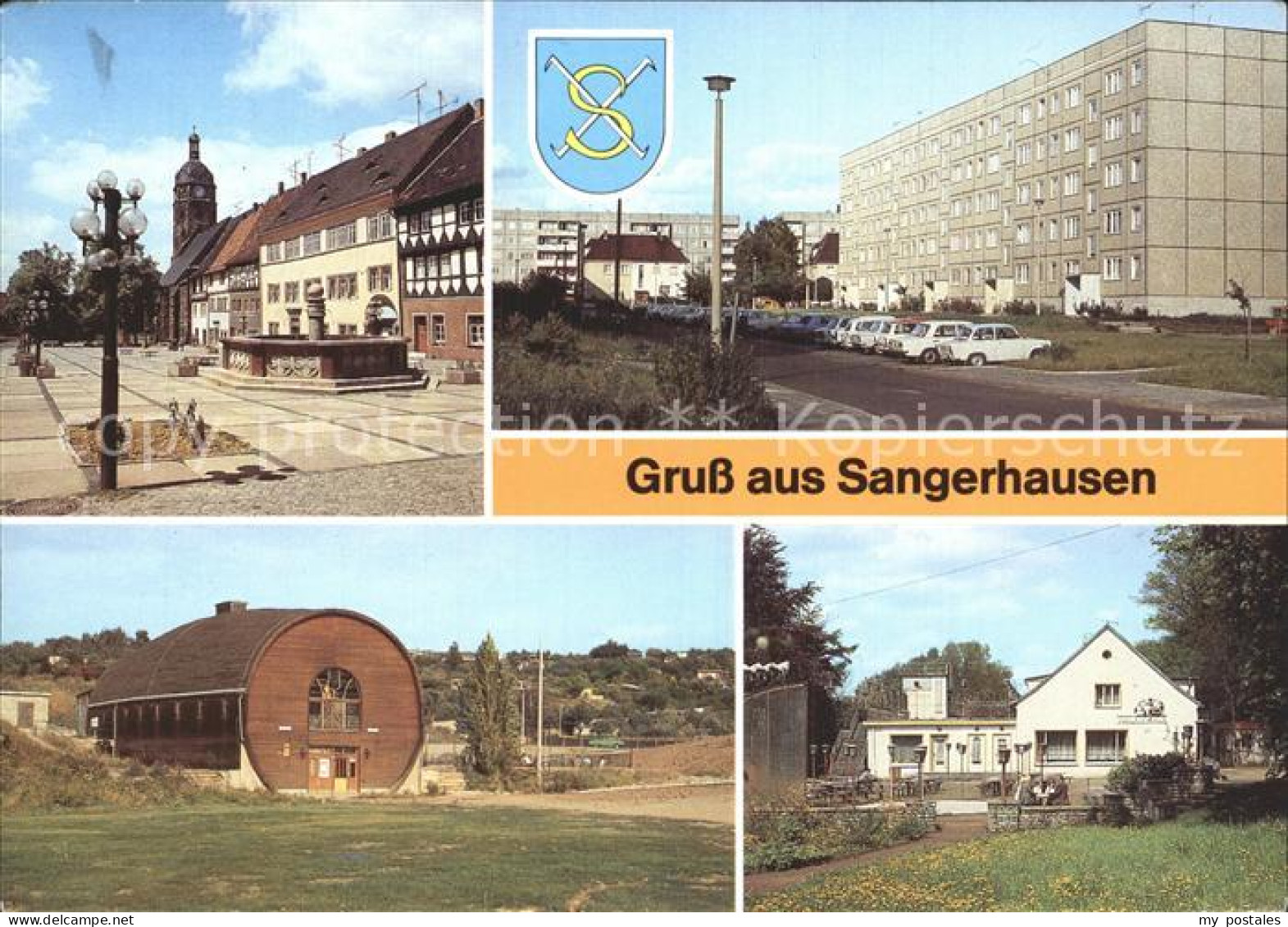 72381467 Sangerhausen Suedharz Gonnaufer Markt Fassrestaurant Sangerhausen Suedh - Sangerhausen