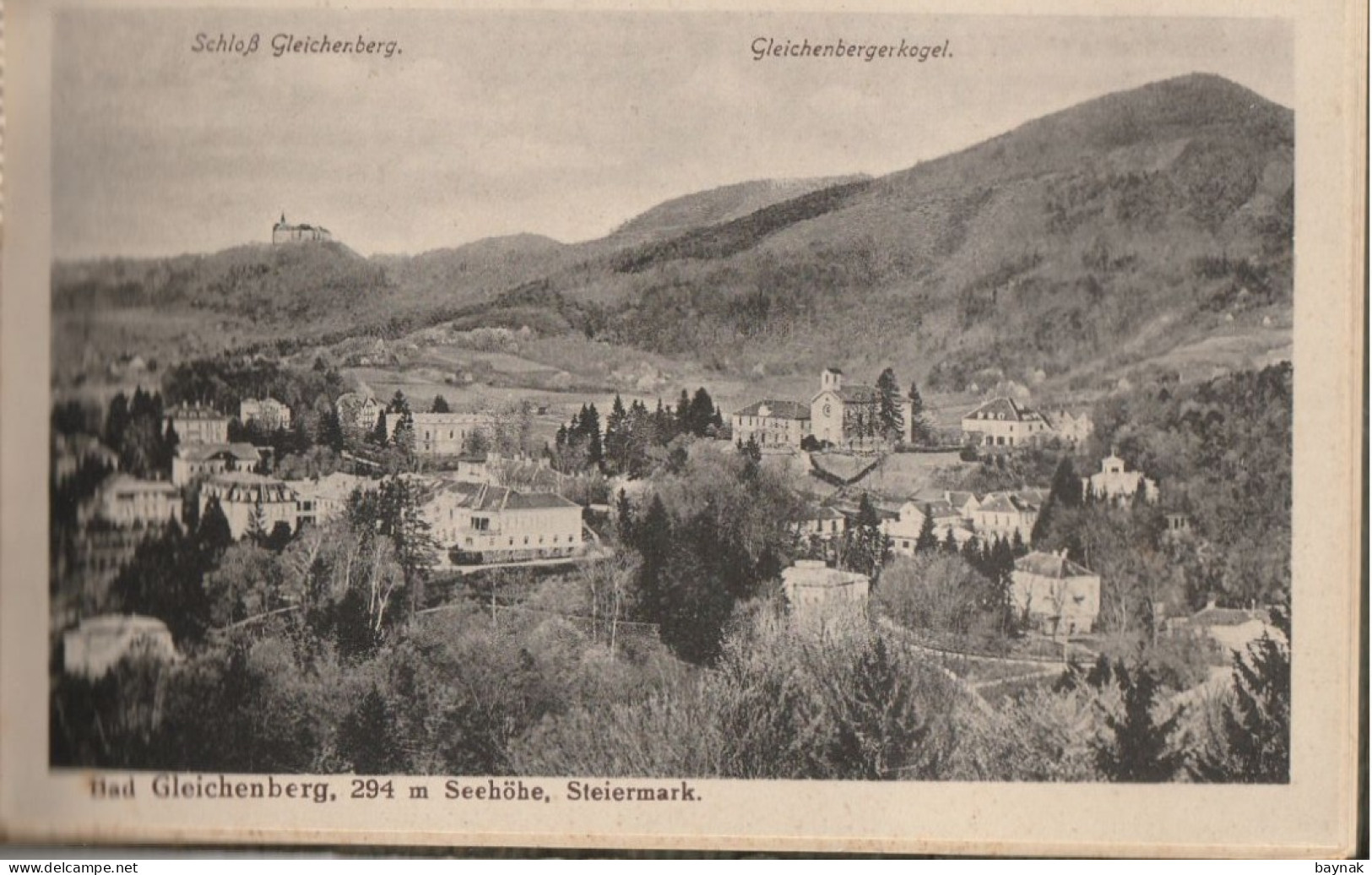 ST516  --  BAD GLEICHENBERG BOOKLET WITH 10 POSTCARDS  --   YEAR:  1926