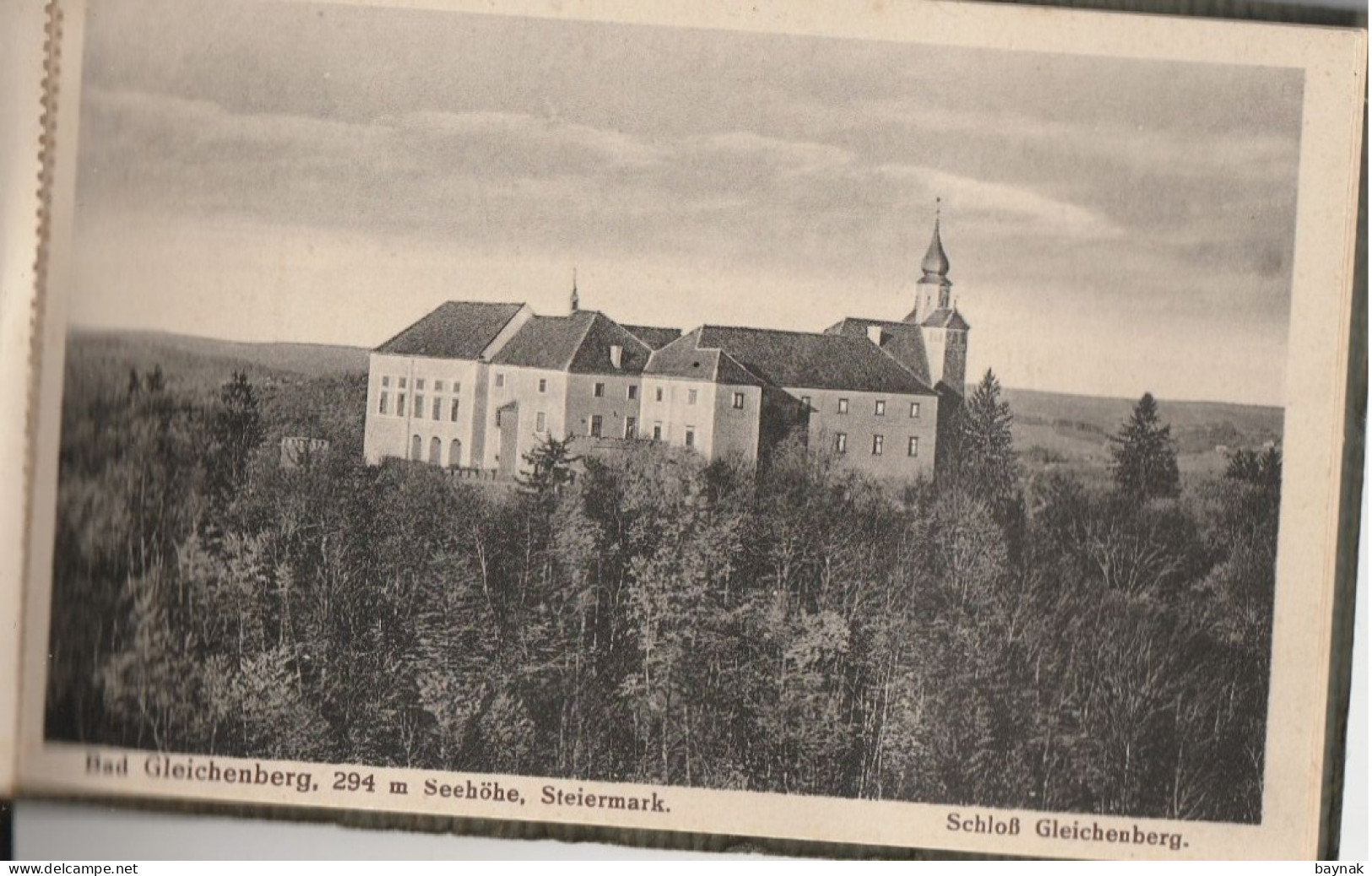 ST516  --  BAD GLEICHENBERG BOOKLET WITH 10 POSTCARDS  --   YEAR:  1926