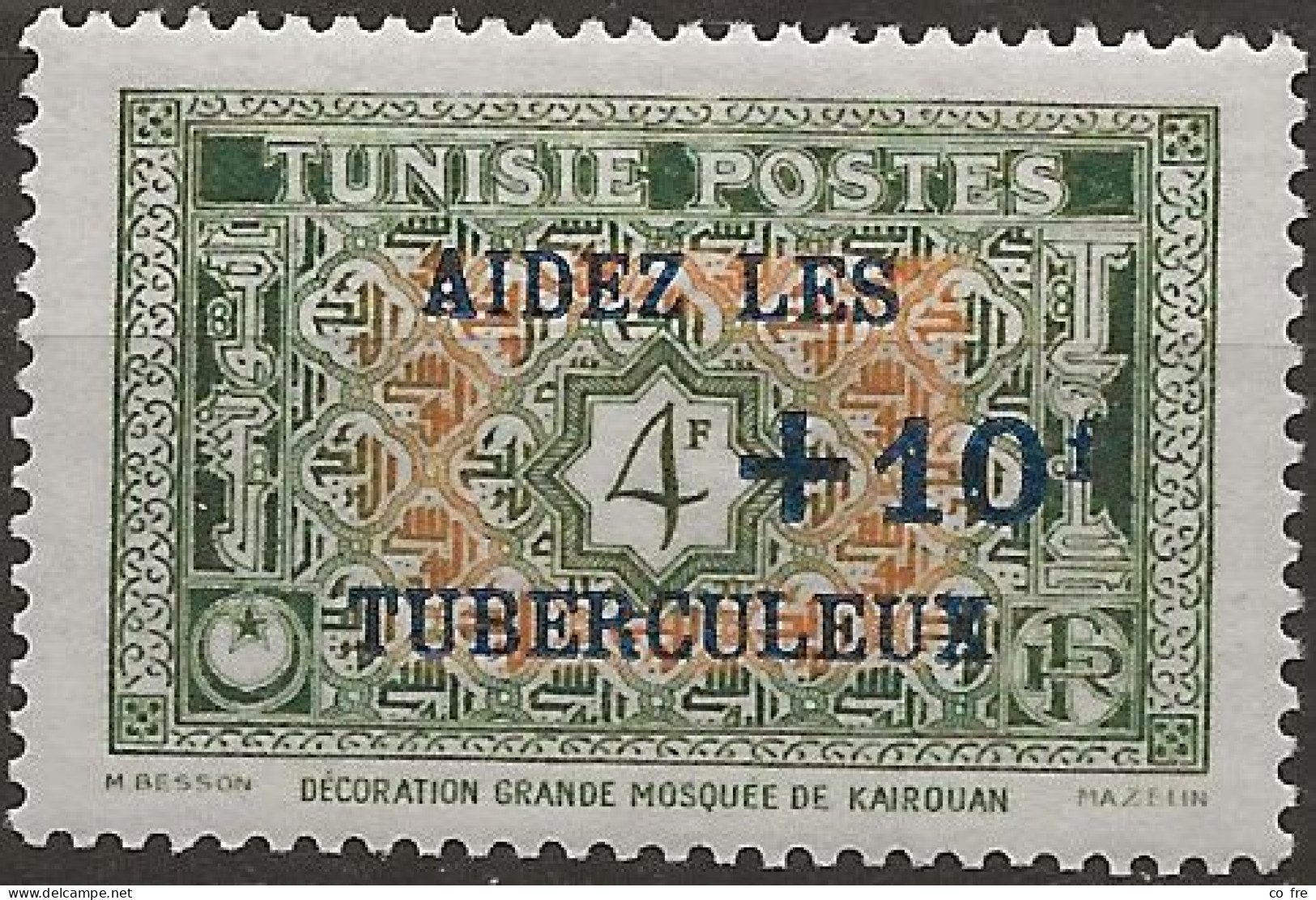 Tunisie N°325* (ref.2) - Neufs