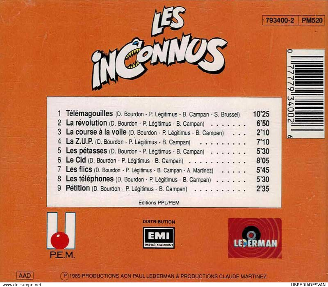 Les Inconnus - Au Secours, Tout Va Mieux. CD - Sonstige & Ohne Zuordnung