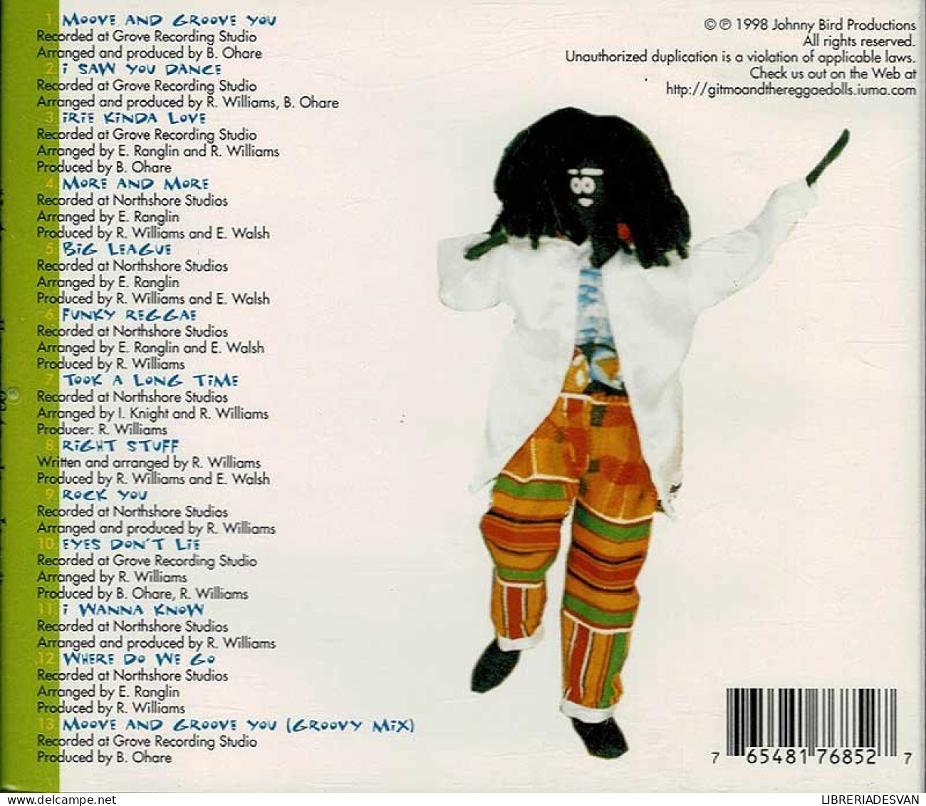 Gitmo And The Reggae Dolls - Rockin. CD Autografiado - Sonstige & Ohne Zuordnung