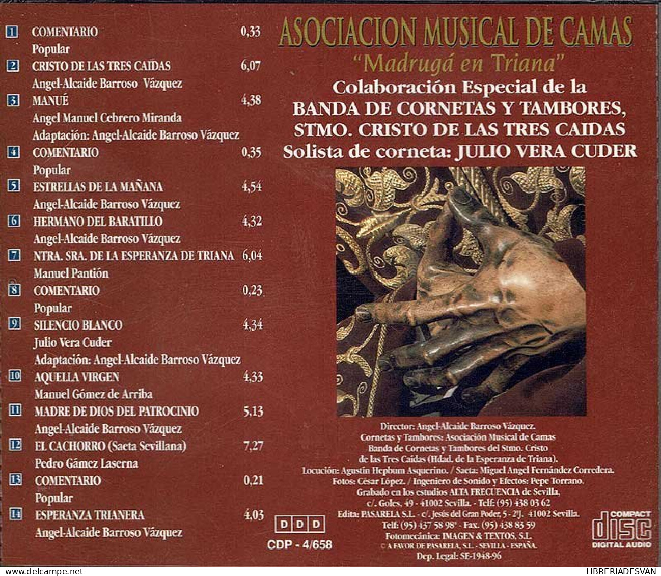 Asociación Musical De Camas - Madrugá En Triana. Marchas Procesionales. CD - Sonstige & Ohne Zuordnung