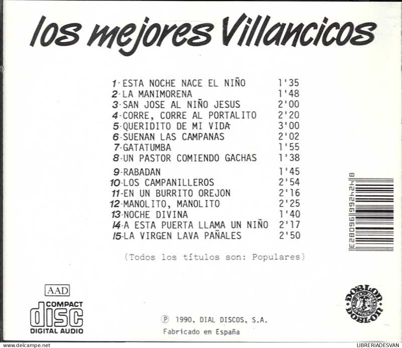 Los Mejores Villancicos. CD - Sonstige & Ohne Zuordnung