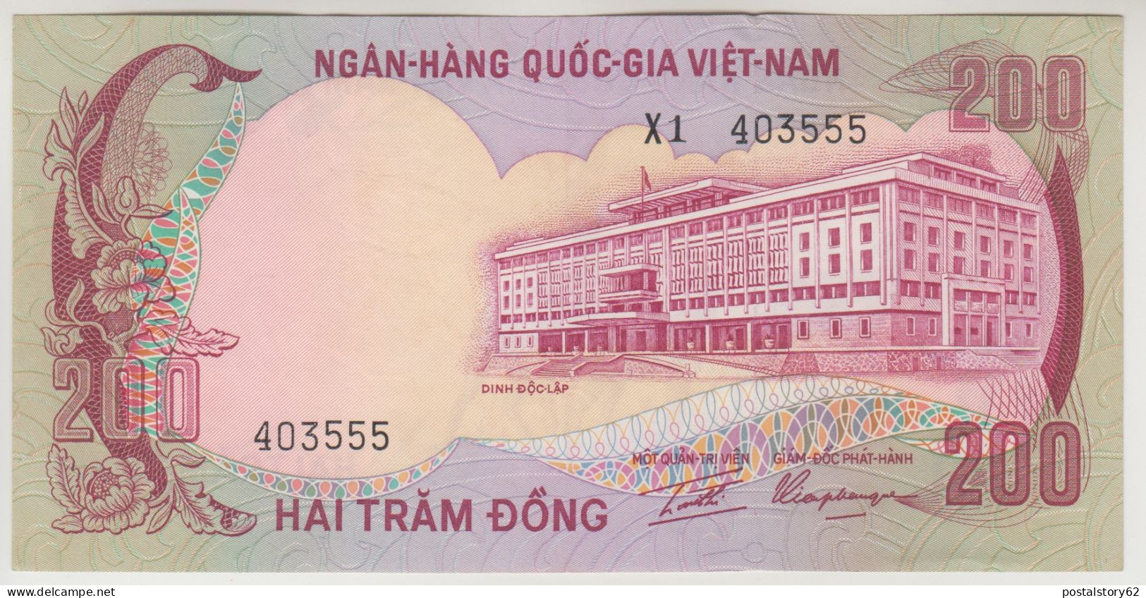 Vietnam Del Sud, Banconota 200 Dong 1972 ND, P32 FDS - Viêt-Nam