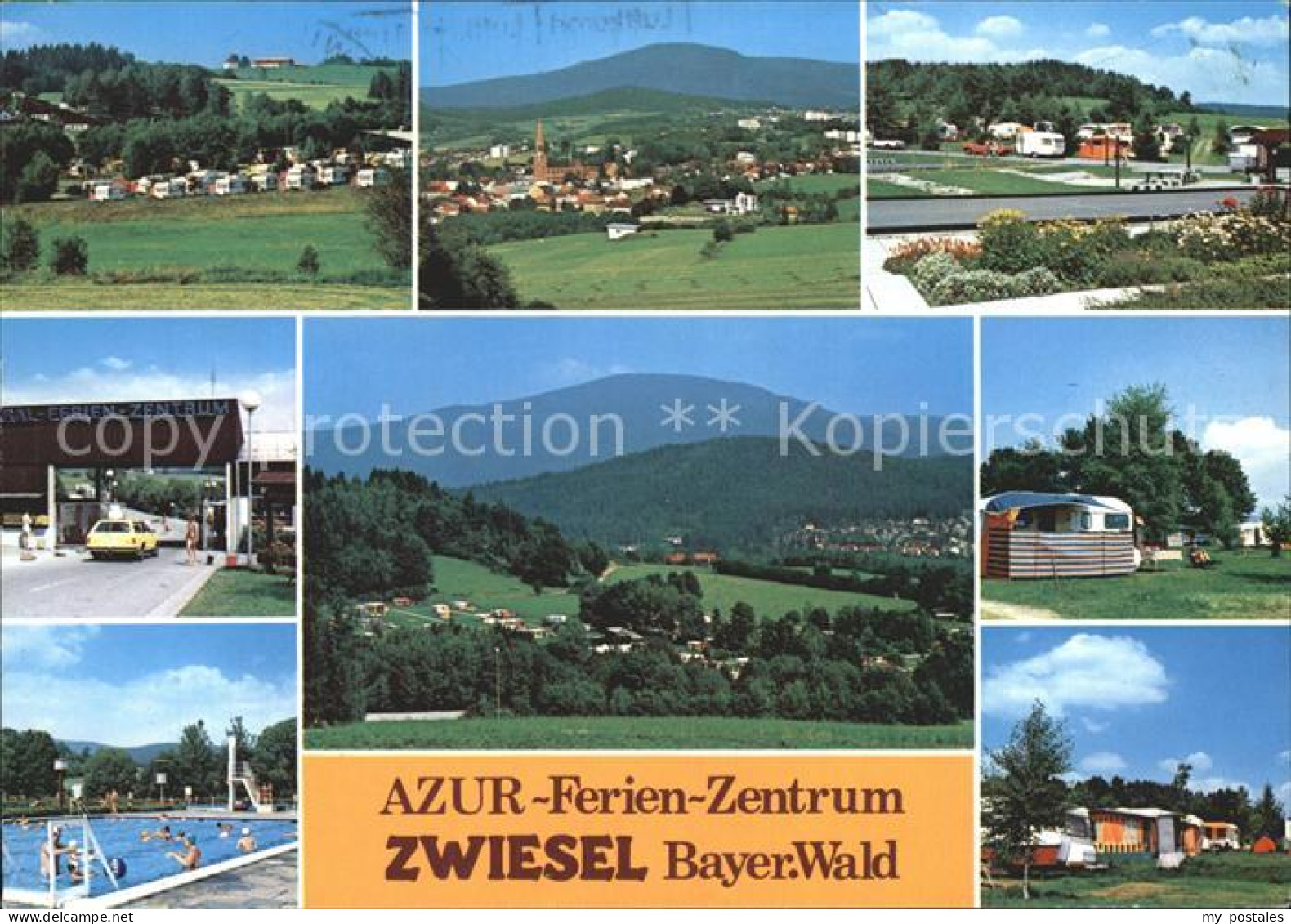 72378442 Zwiesel Niederbayern Panorama Azur Ferien Zentrum Schwimmbad Camping Ba - Zwiesel