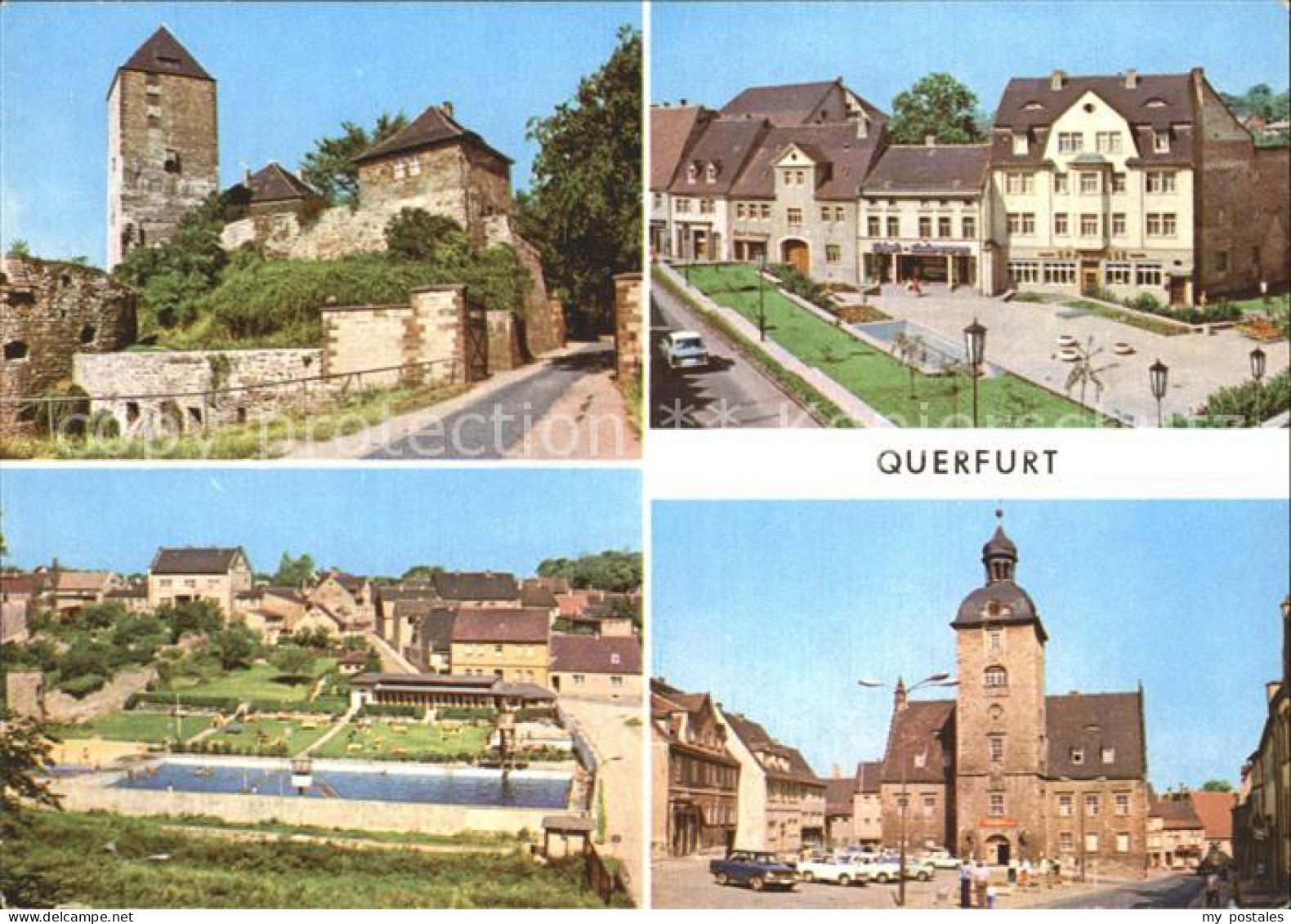 72378343 Querfurt Suedeingang Zur Burg Am Dreieck Bad Rathaus Querfurt - Querfurt