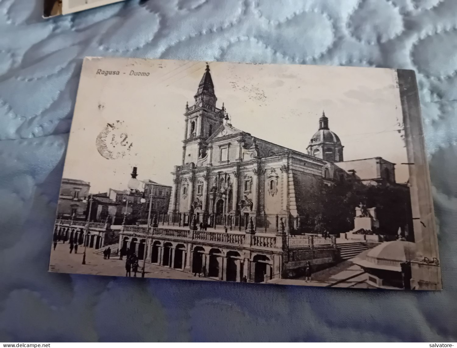 CARTOLINA RAGUSA- IL DUOMO - VIAGGIATA  1932- FORMATO PICCOLO - Ragusa