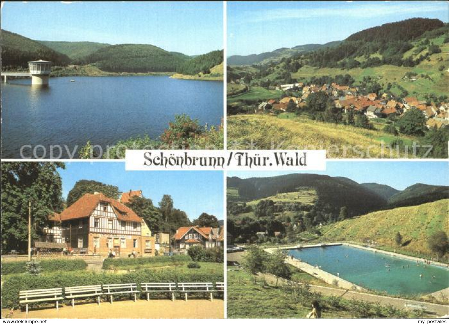 72378322 Hildburghausen Talsperre Schoenbrunn Teilansicht FDGB Erholungsheim Hue - Hildburghausen