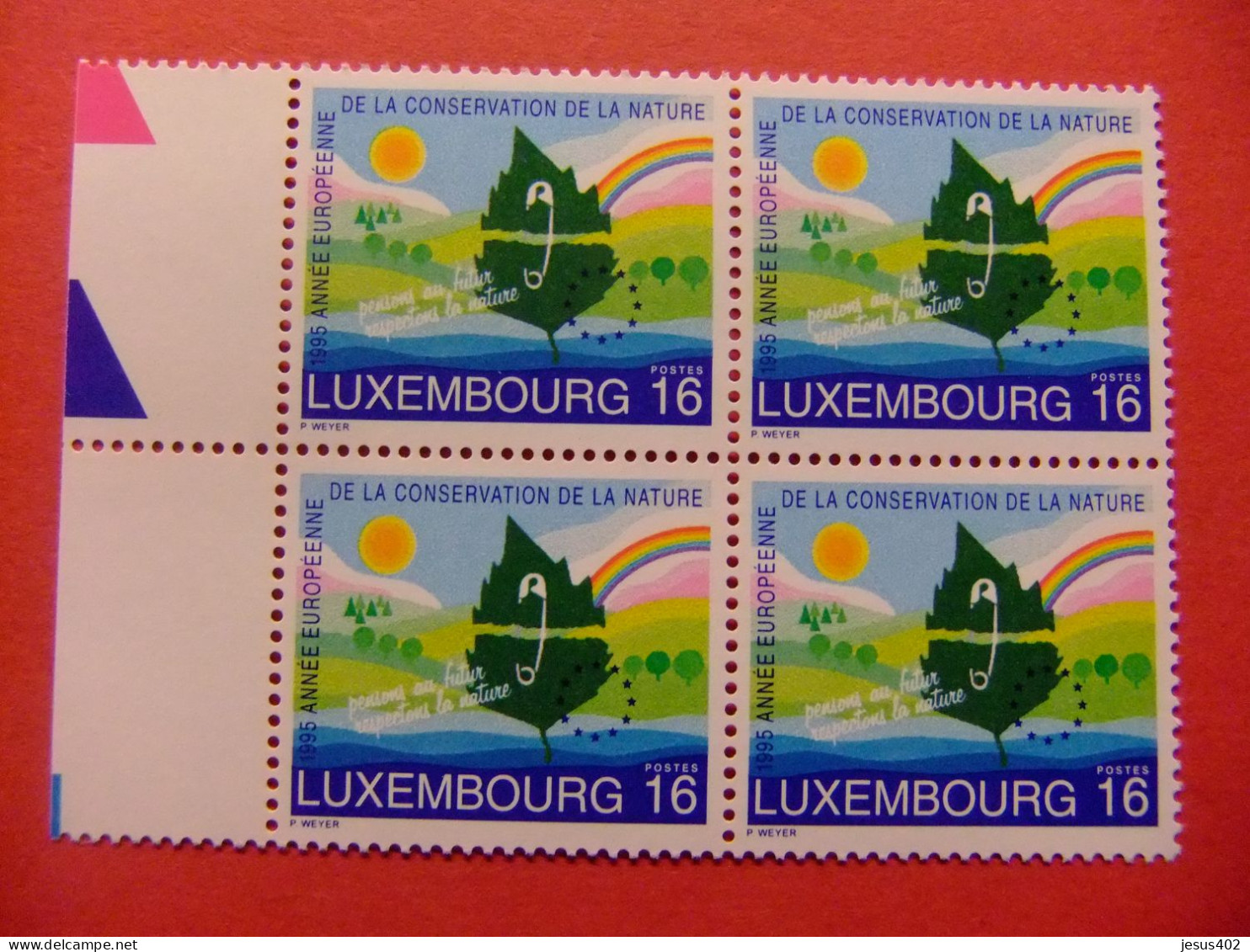 LUXEMBURGO LUXEMBOURG 1995 / CONSERVACION DE LA NATURALEZA YVERT 1323 MNH - Nuovi