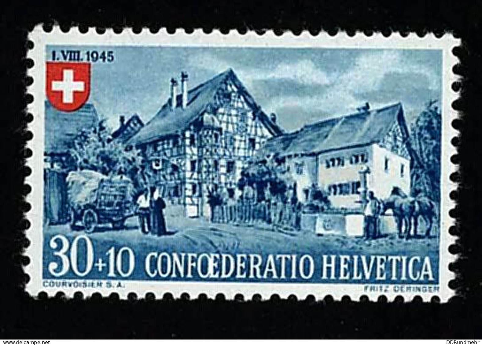 1945 Nationalfeier  Michel CH 463 Stamp Number CH B149 Yvert Et Tellier CH 422 Stanley Gibbons CH 464 AFA CH 466 X MH - Ungebraucht
