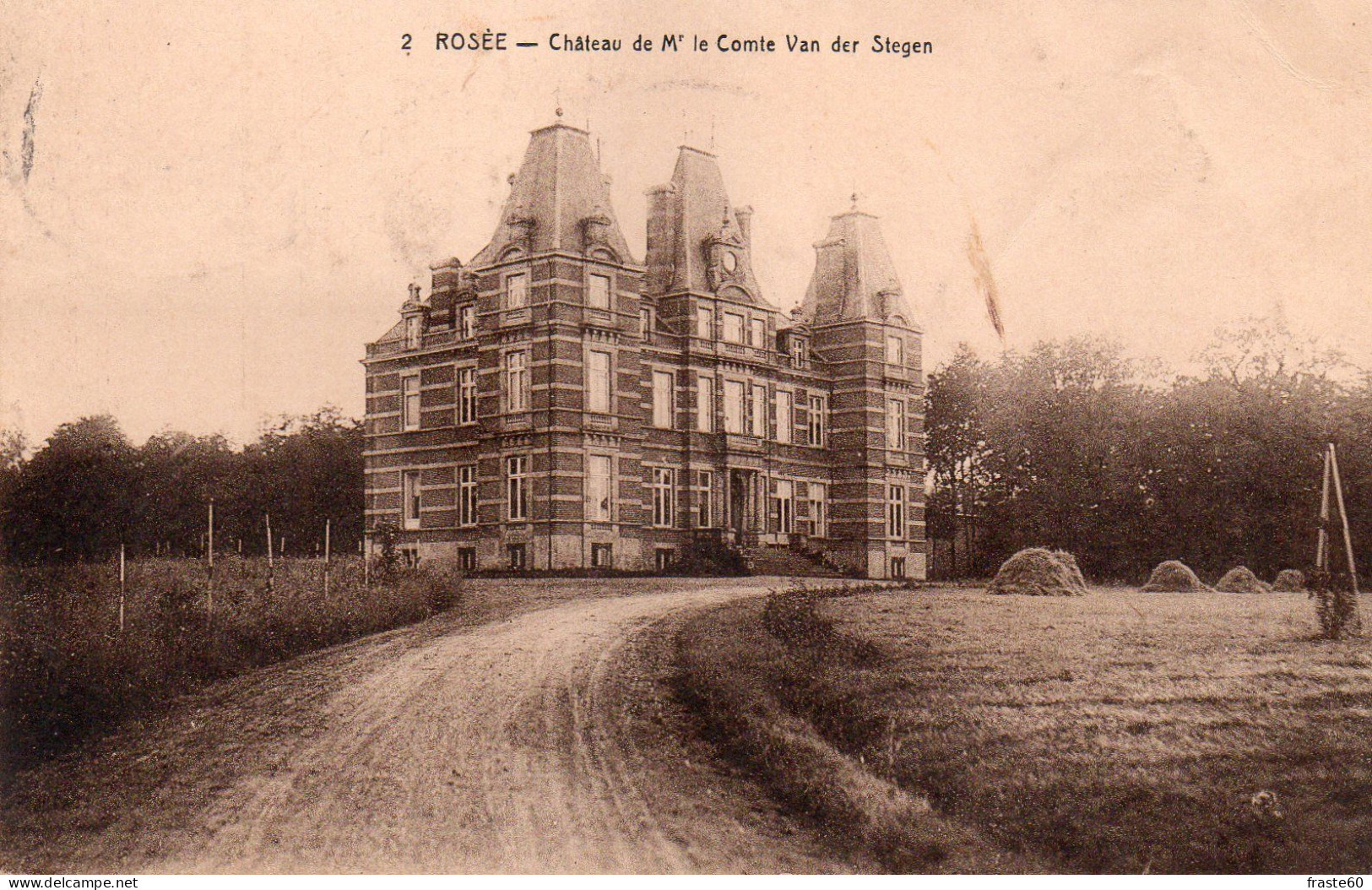 Rosée (Florennes) Château De Mr Le Comte Van Der Stegen - Florennes