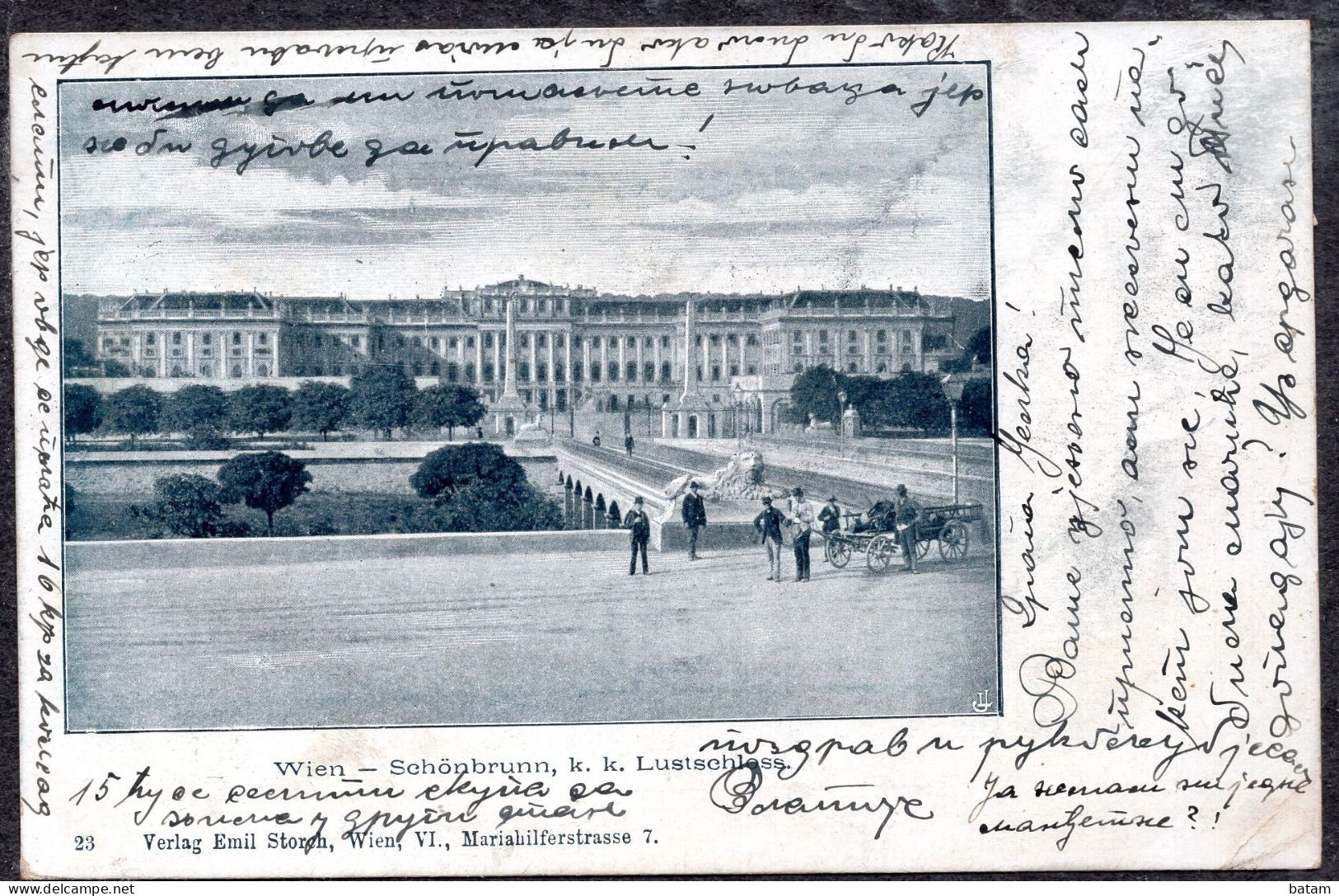 271 - Austria 1899 - Vienna - Schonbrunn Palace - Postcard - Castello Di Schönbrunn