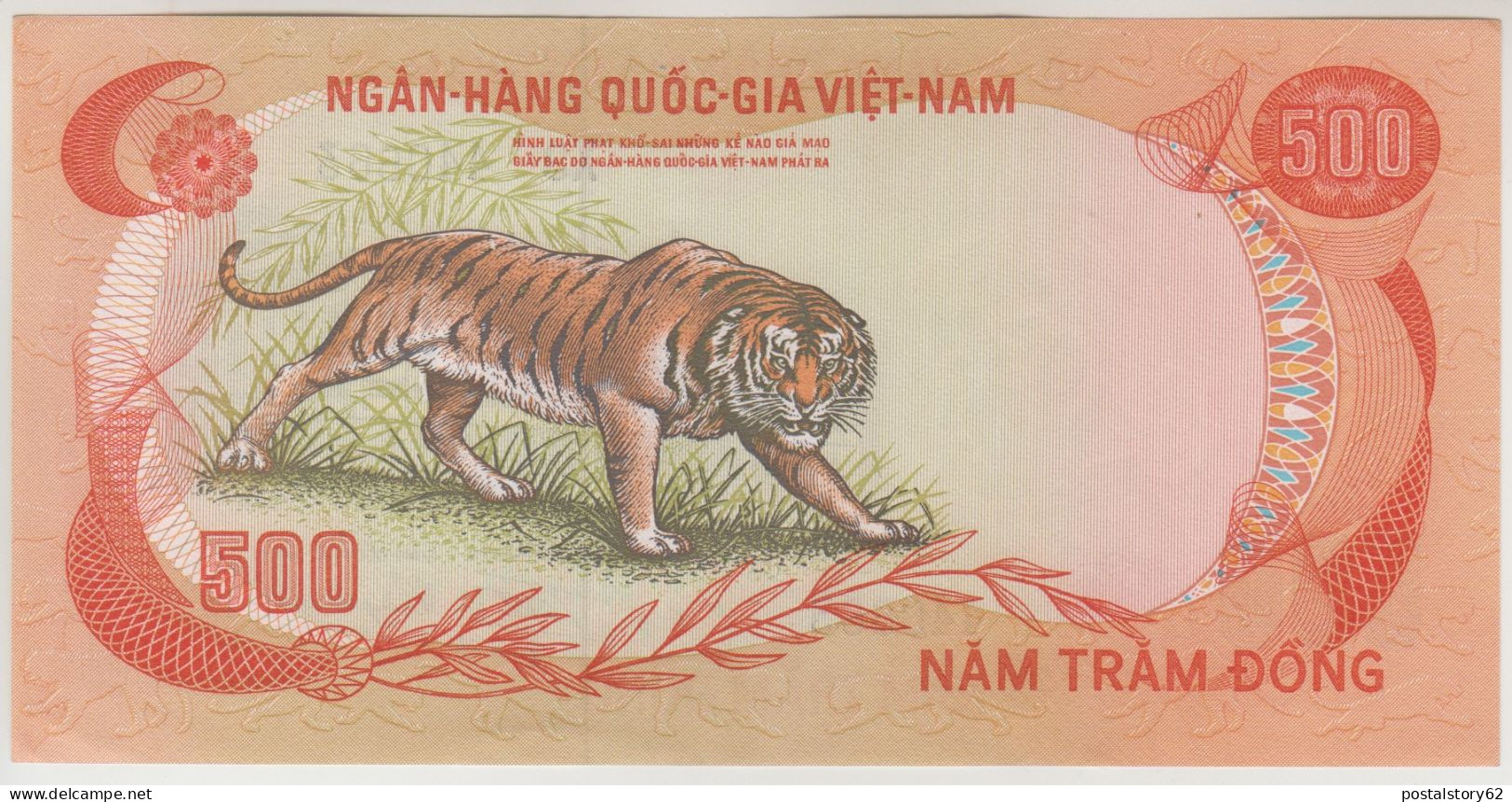 Vietnam Del Sud, Banconota 500 Dong 1972 ND, P33 FDS - Viêt-Nam