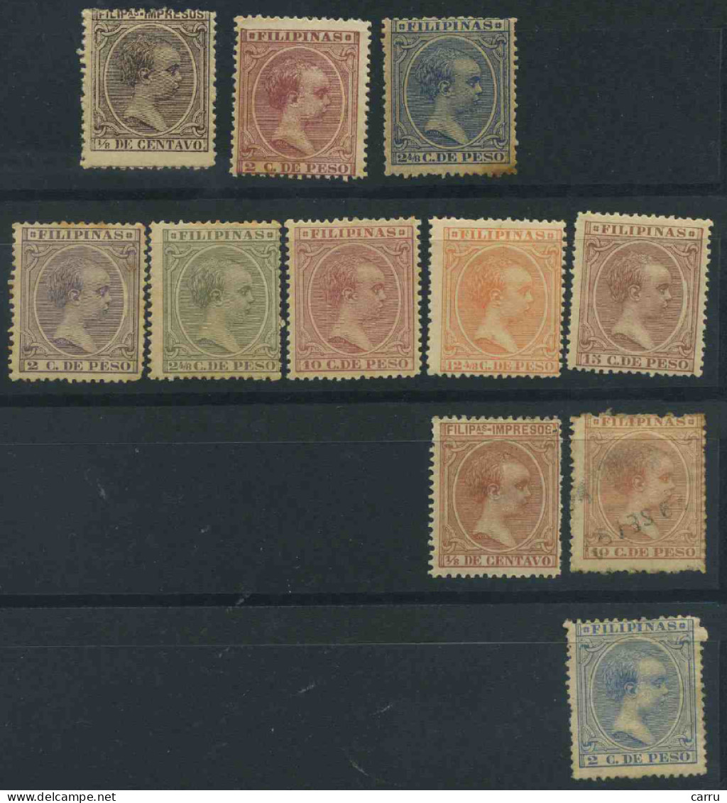 Filipinas Lote 1890-1891-1894-1896 - Filipinas