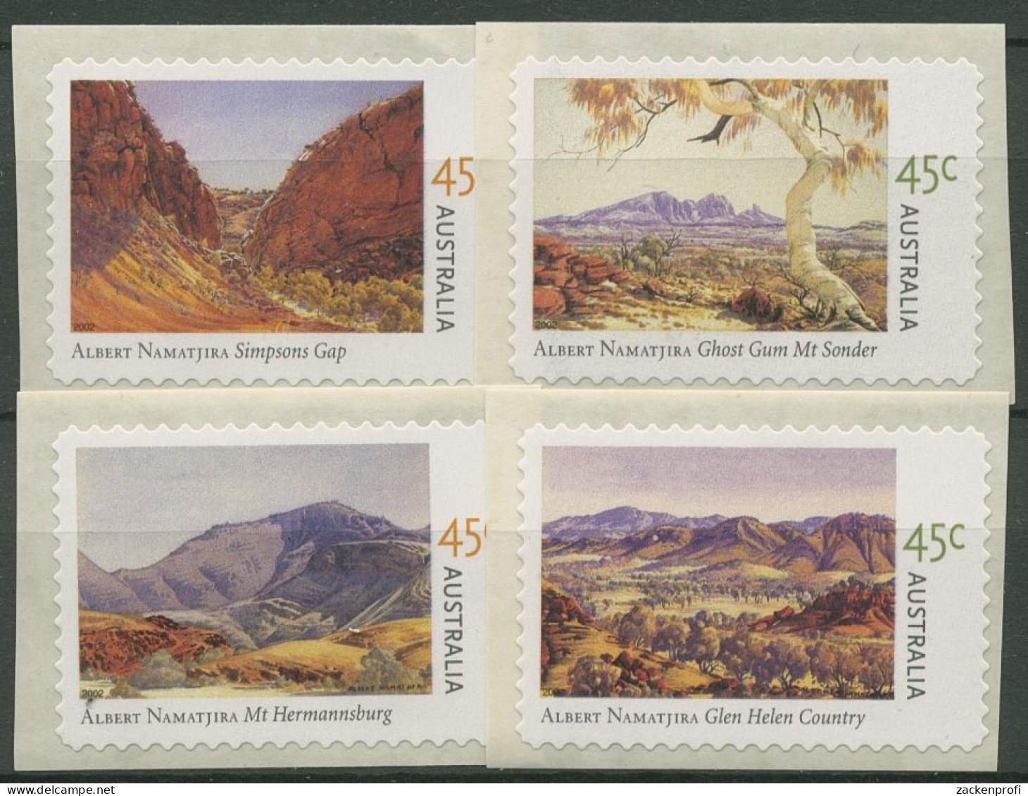 Australien 2002 100. Geburtstag Von Albert Namatjira Gemälde 2146/49 Postfrisch - Ongebruikt