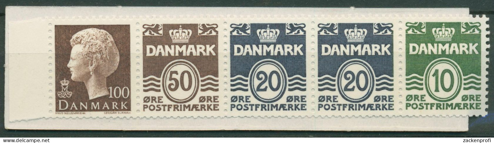 Dänemark 1977 Ziffern/Königin Markenheftchen MH 25 Postfrisch (C60835) - Cuadernillos
