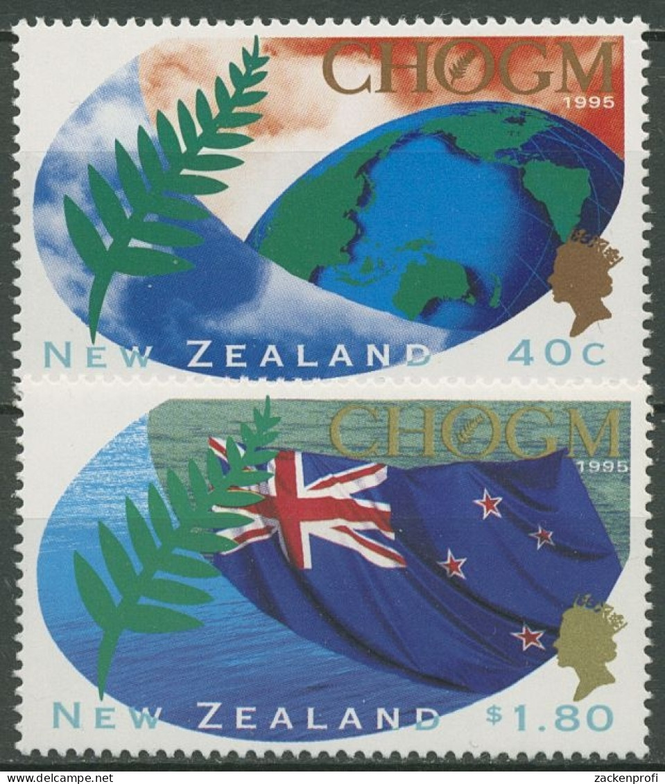 Neuseeland 1995 Commonwealth-Gipfelkonferenz 1472/73 Postfrisch - Ungebraucht