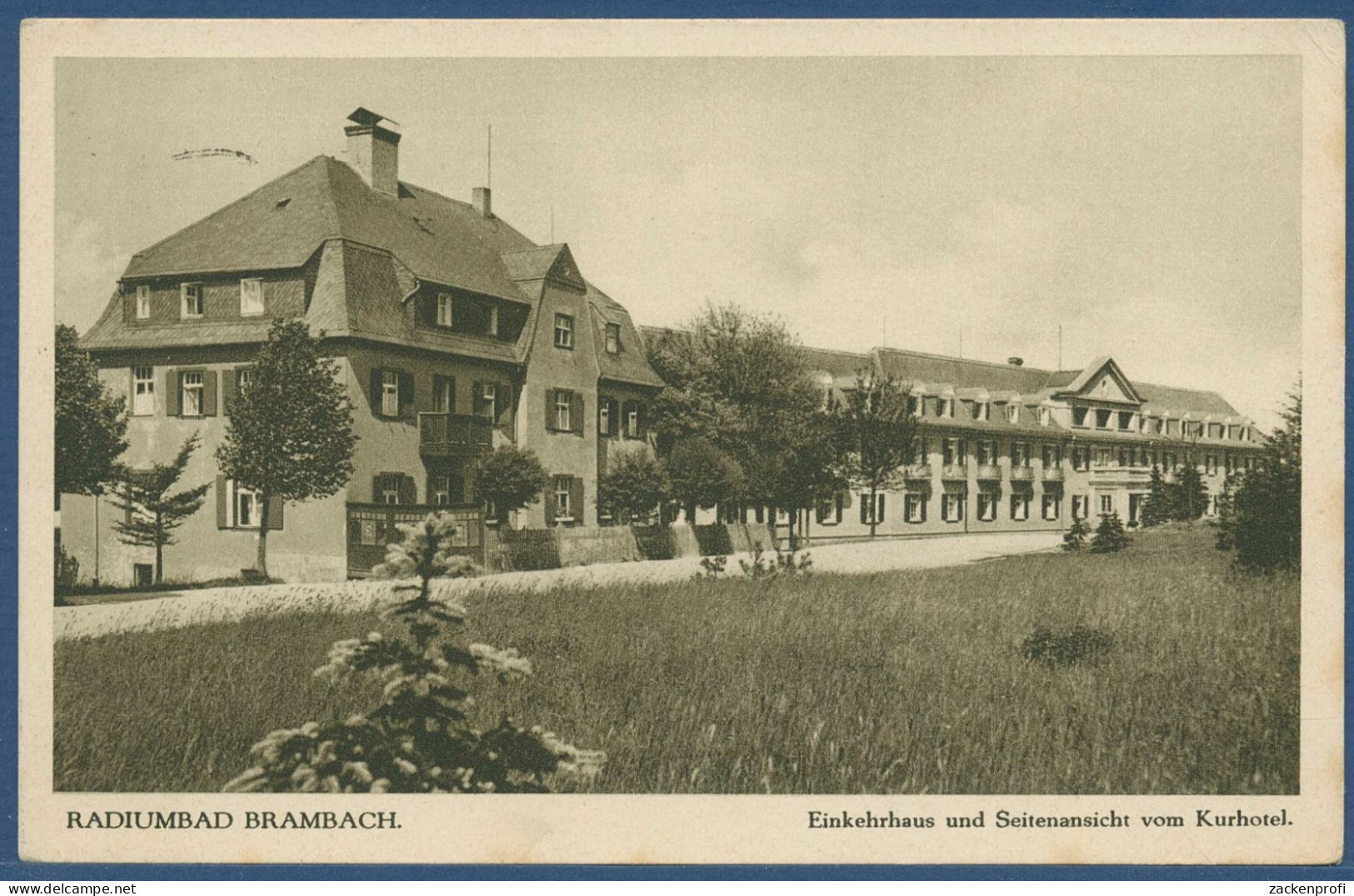 Radiumbad Brambach Einkehrhaus Kurhotel, Gelaufen 1931 (AK4027) - Bad Brambach