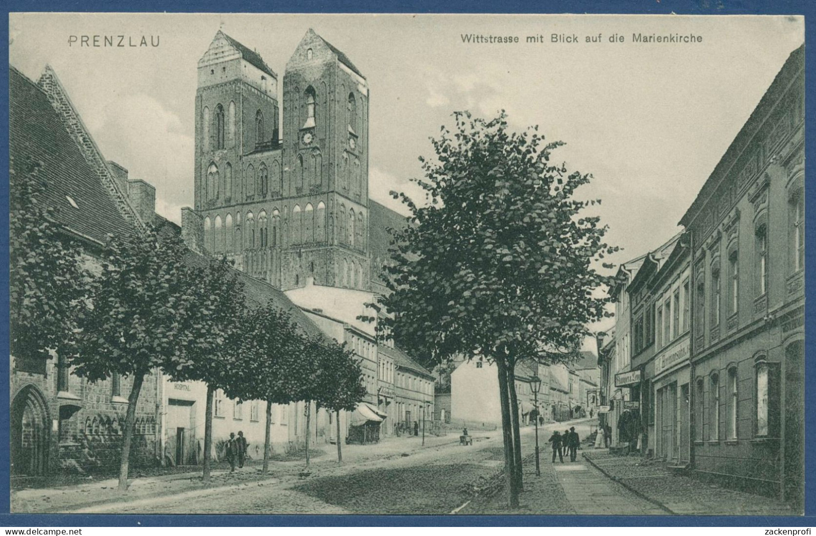 Prenzlau Wittstraße Marienkirche, Ungebraucht (AK4066) - Prenzlau