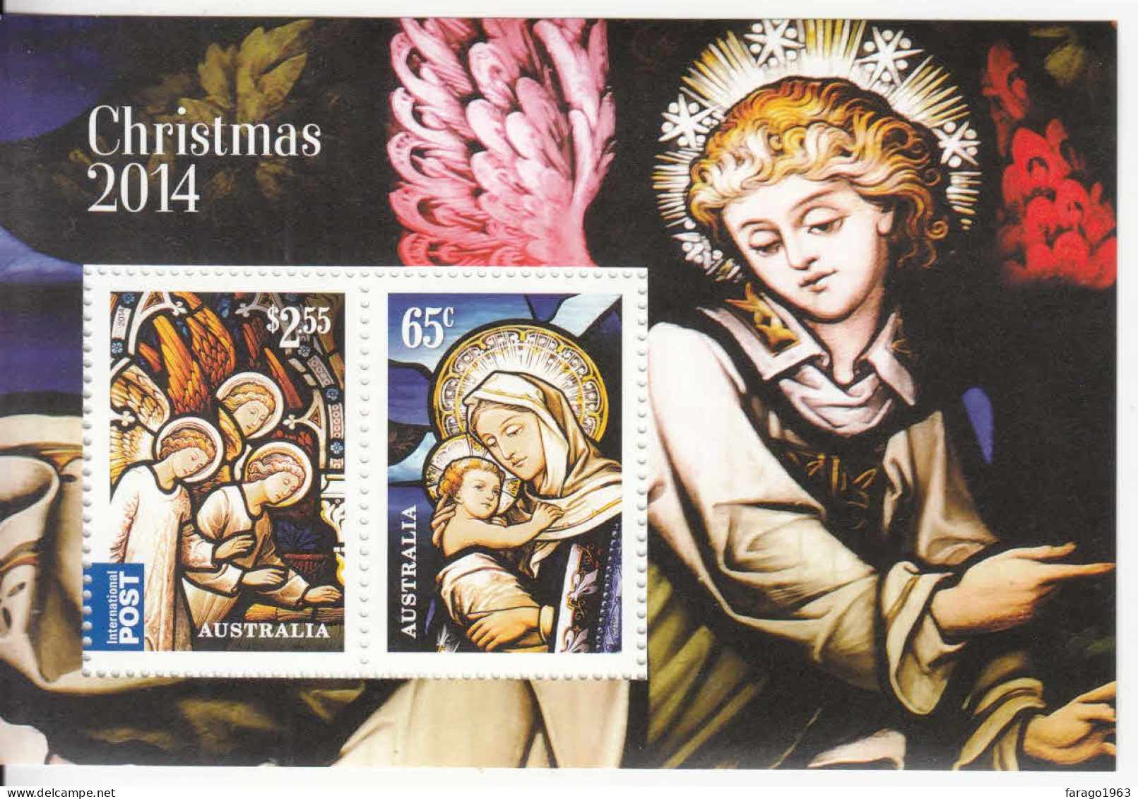 2014 Australia Christmas Noel Navidad Souvenir Sheet MNH @ BELOW FACE VALUE - Ungebraucht