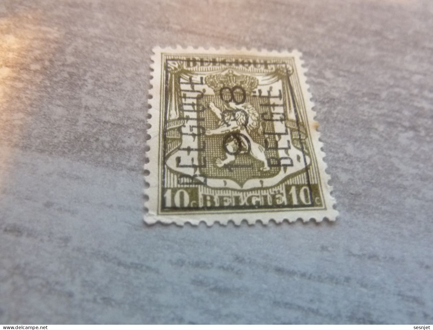 Belgique - Lion - Préoblitéré - 10c. - Gris - Non Oblitéré - Année 1951 - - Typografisch 1936-51 (Klein Staatswapen)