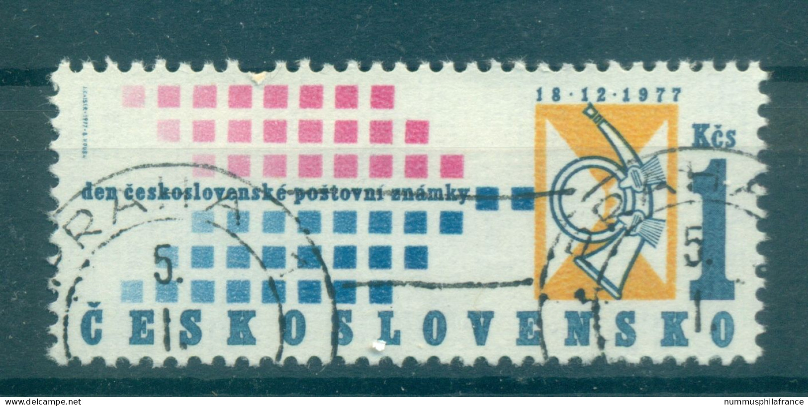 Tchécoslovaquie 1977 - Y & T N. 2253 - Journée Du Timbre (Michel N. 2420) - Unused Stamps