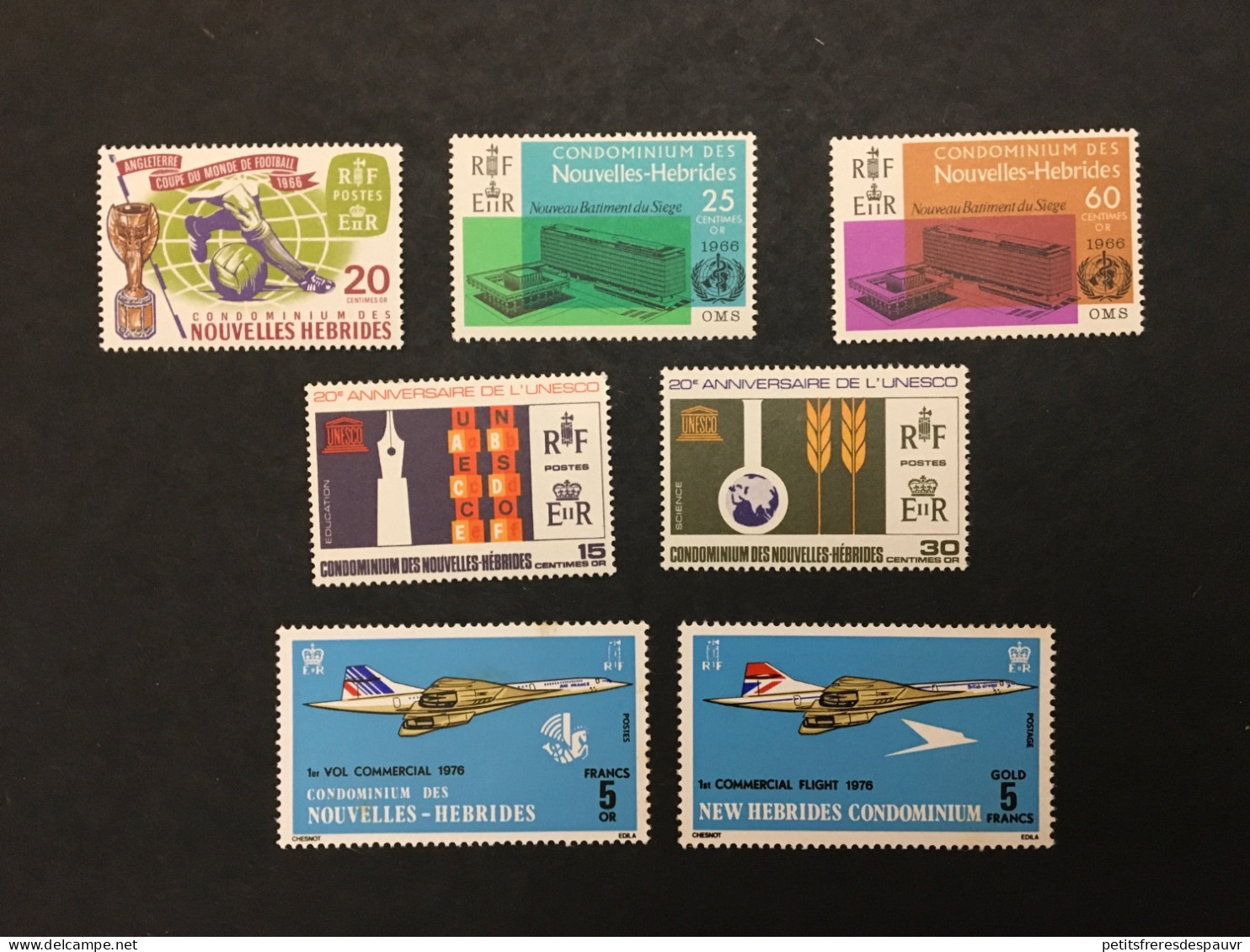 Nouvelles Hebrides (19 Valeurs) POSTE AÉRIENNE Neufs Sans Charnière Saufs Timbres Sur Scans 5 & 6 - Ongebruikt