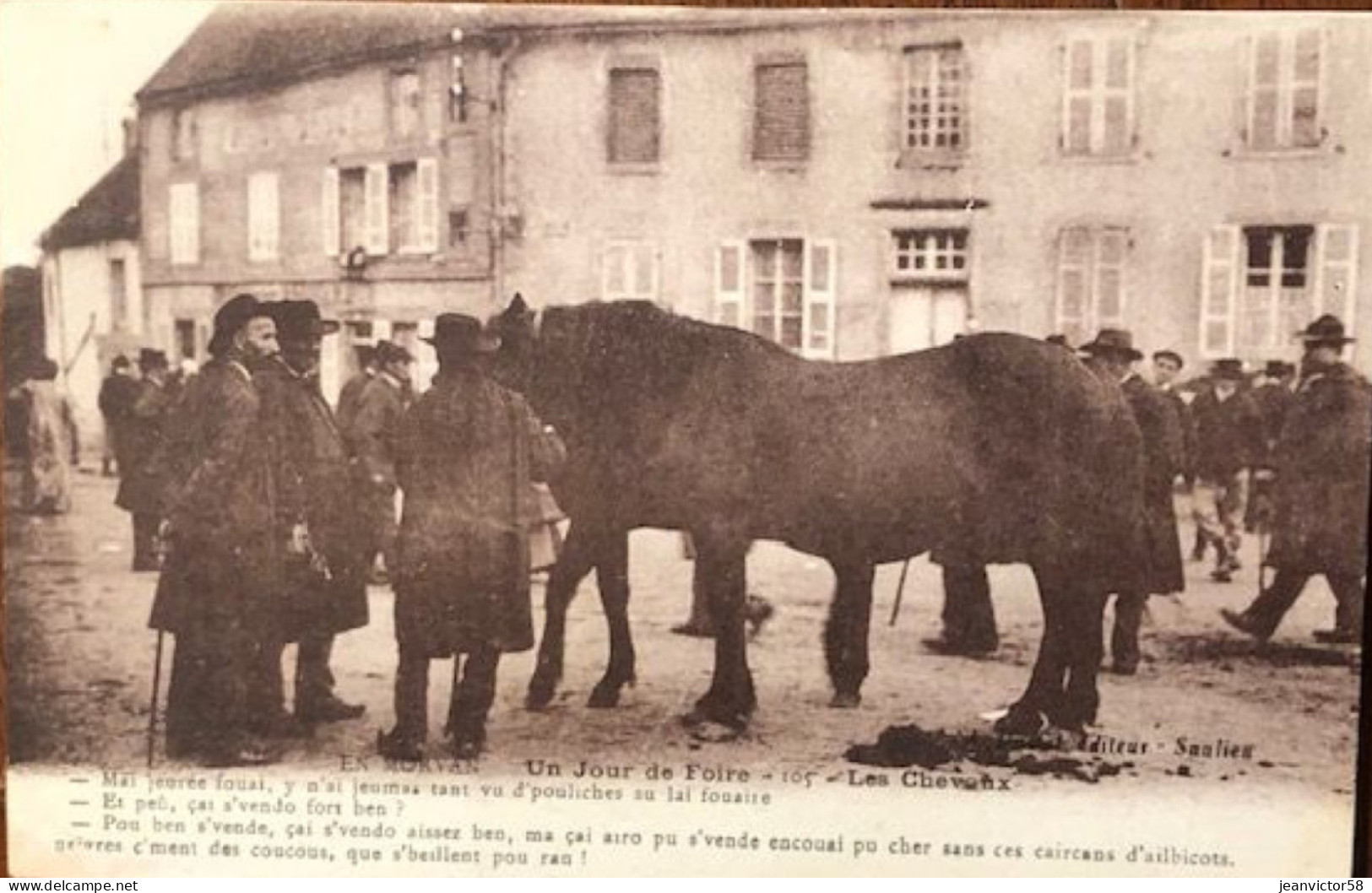 En Morvan Un Jour De Foire 105 Les Chevaux - Bourgogne