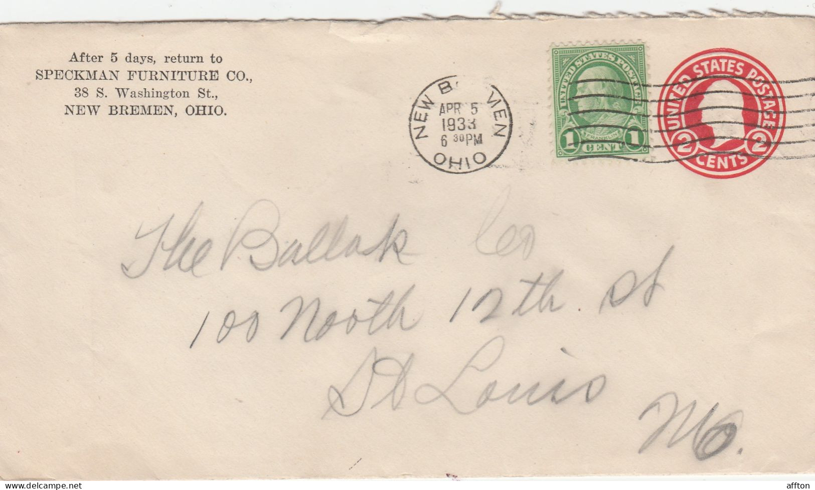 United States Old Cover Mailed - 1921-40