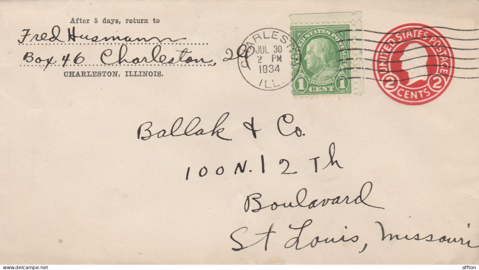 United States Old Cover Mailed - 1921-40