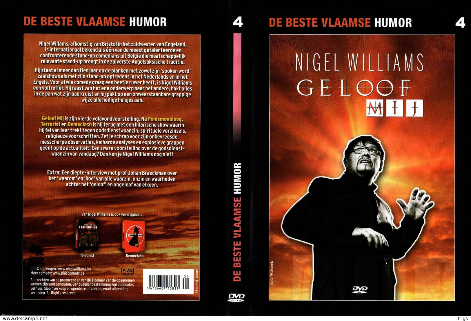 DVD - Nigel Williams: Geloof Mij - Commedia