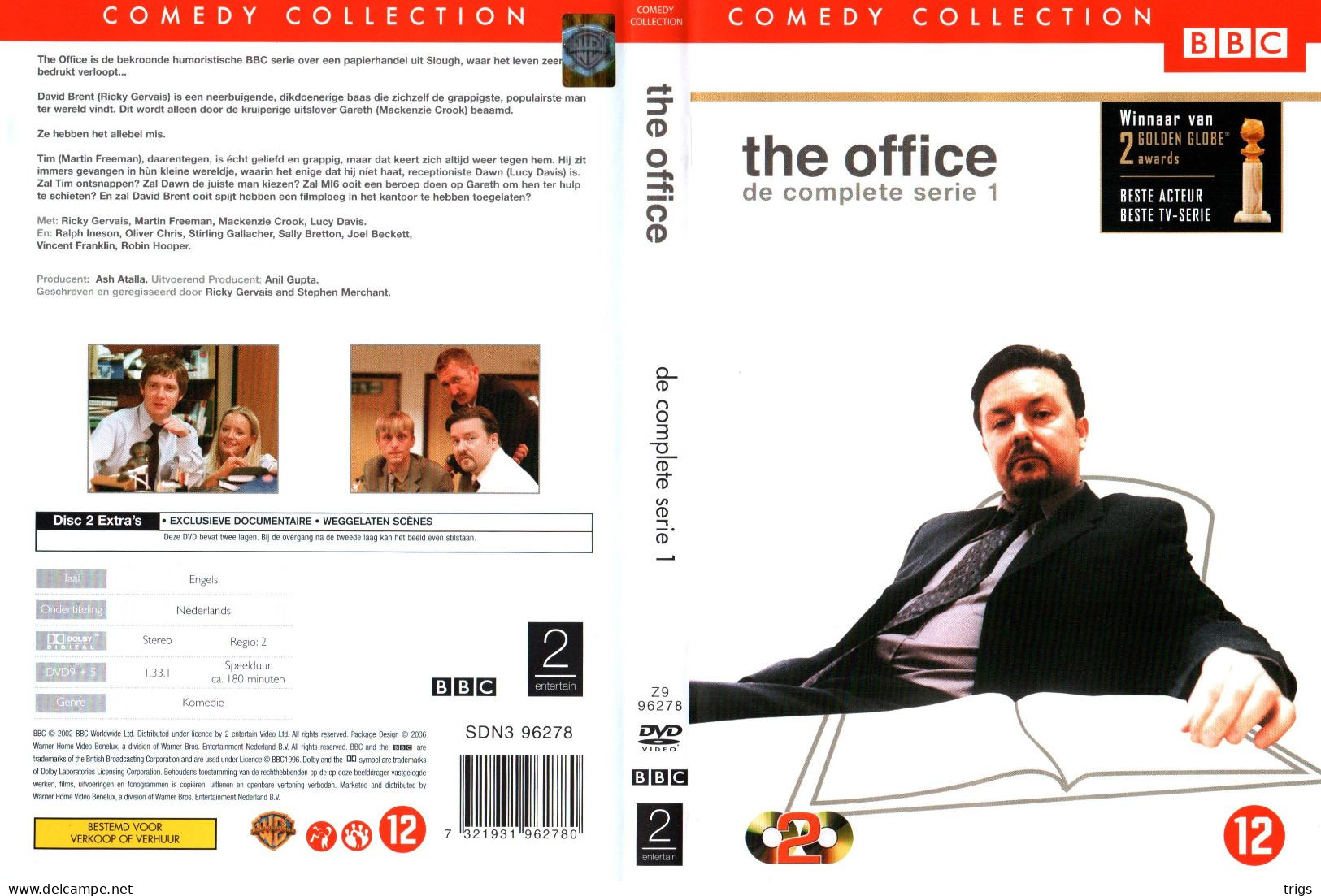 DVD - The Office: De Complete Serie 1 (2 DISCS) - TV-Reeksen En Programma's