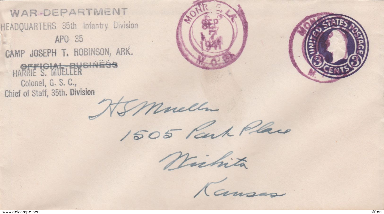 United States Old Cover Mailed - 1941-60