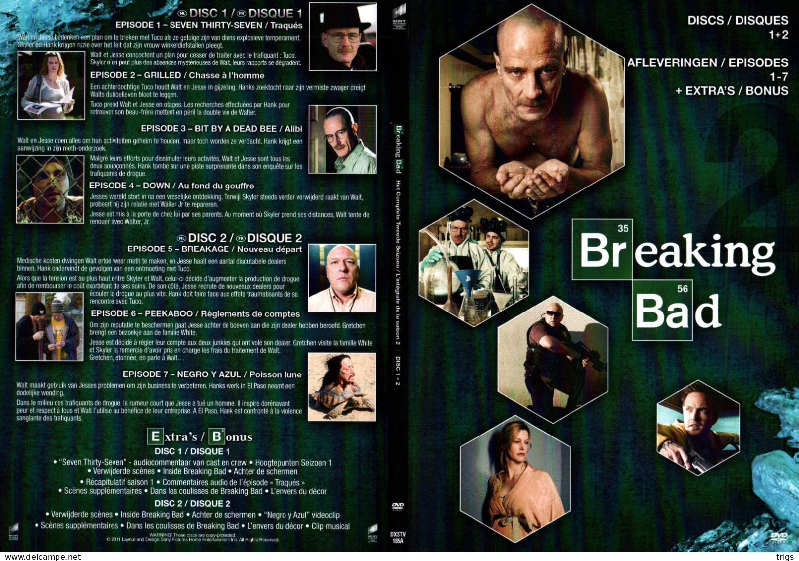 DVD - Breaking Bad: Het Complete Tweede Seizoen (4 DISCS) - Séries Et Programmes TV