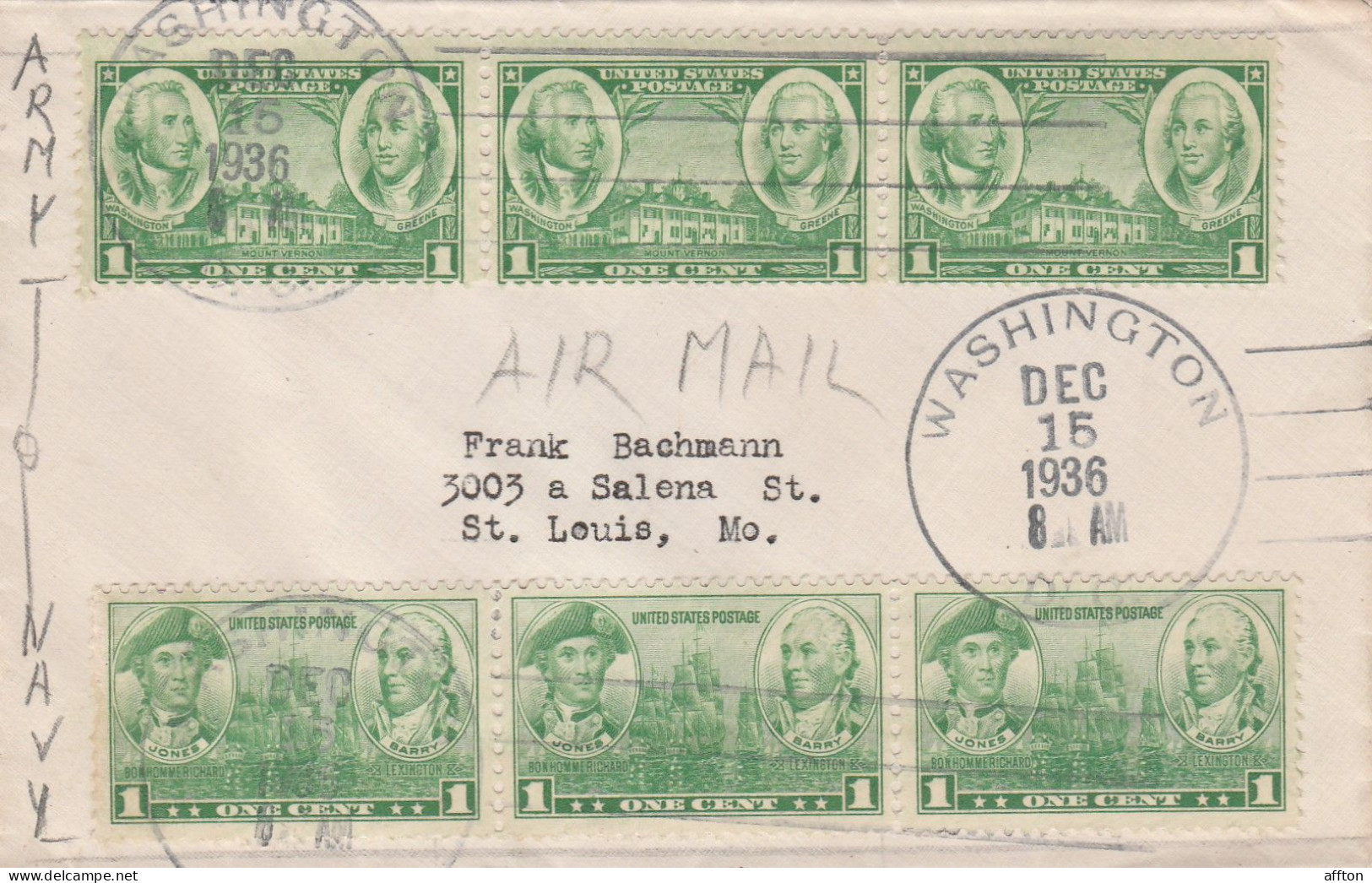 United States 1936 FDC Mailed - 1851-1940