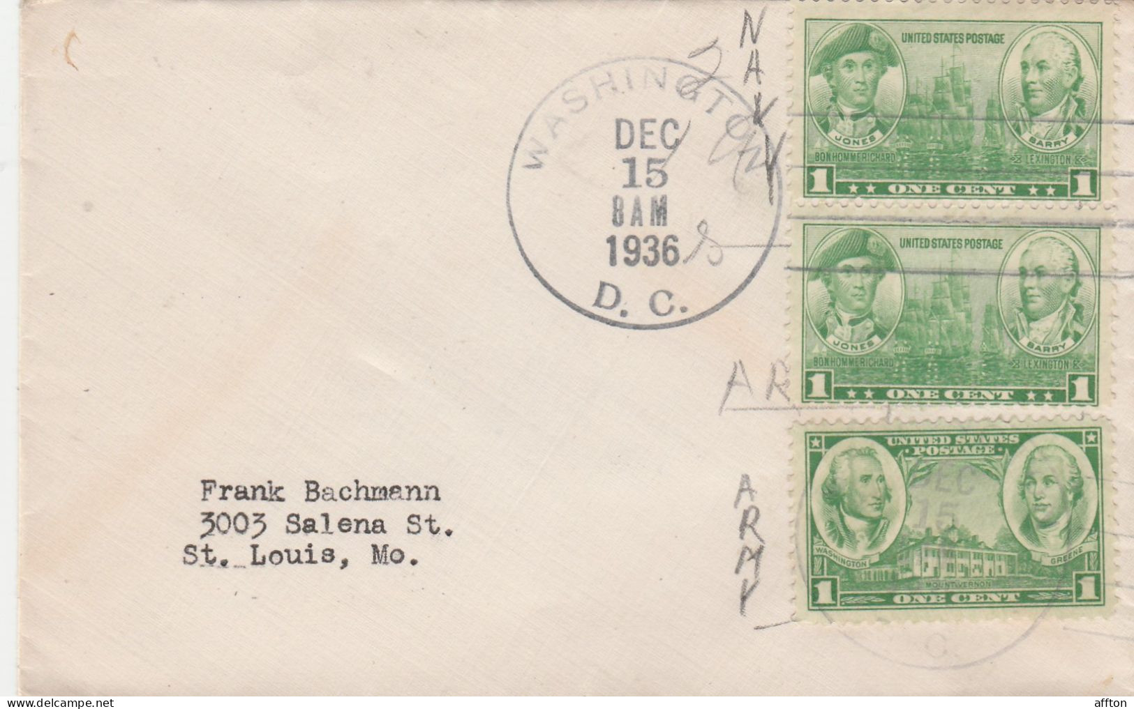 United States 1936 FDC Mailed - 1851-1940