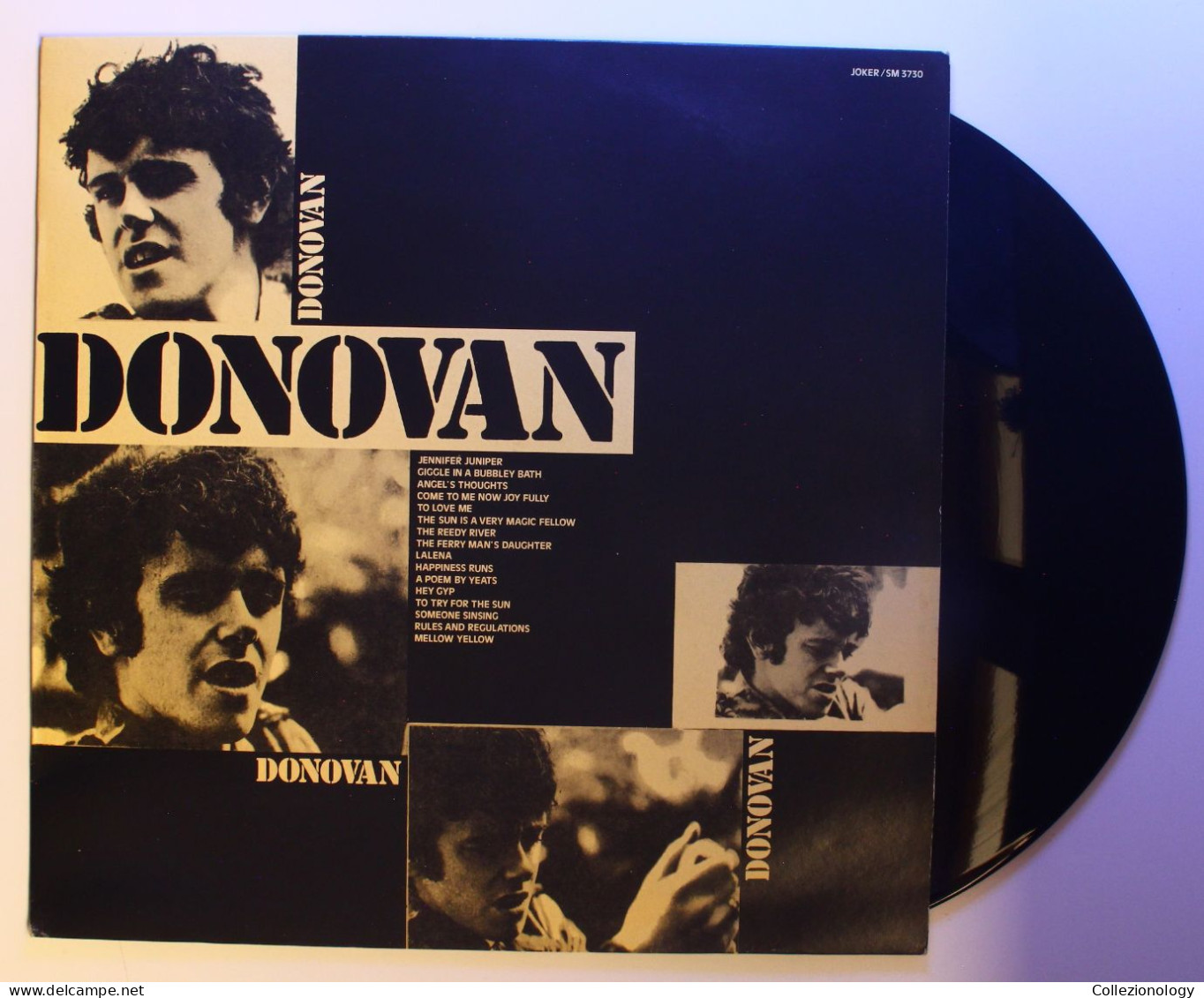 DISCO VINILE 33 GIRI 12" 1974 DONOVAN DONOVAN JOKER SM 3730 ITALY 0011 - Country Y Folk