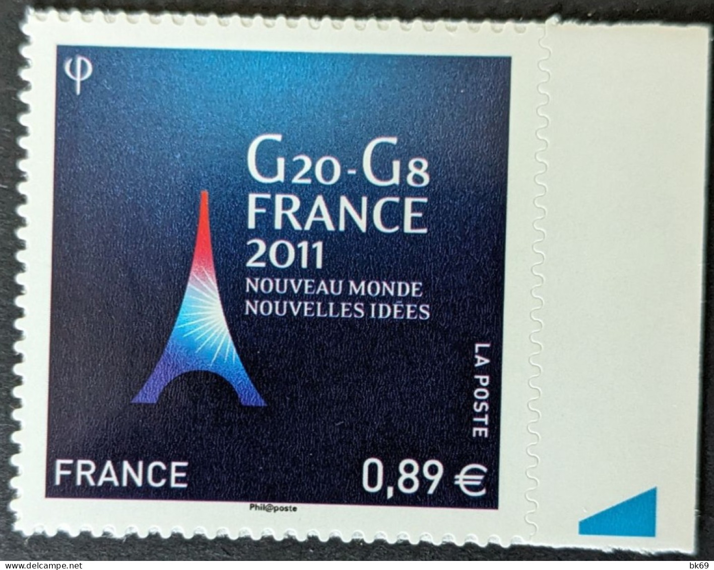 598 TP De Feuilles G20 G8 Paris France - Unused Stamps