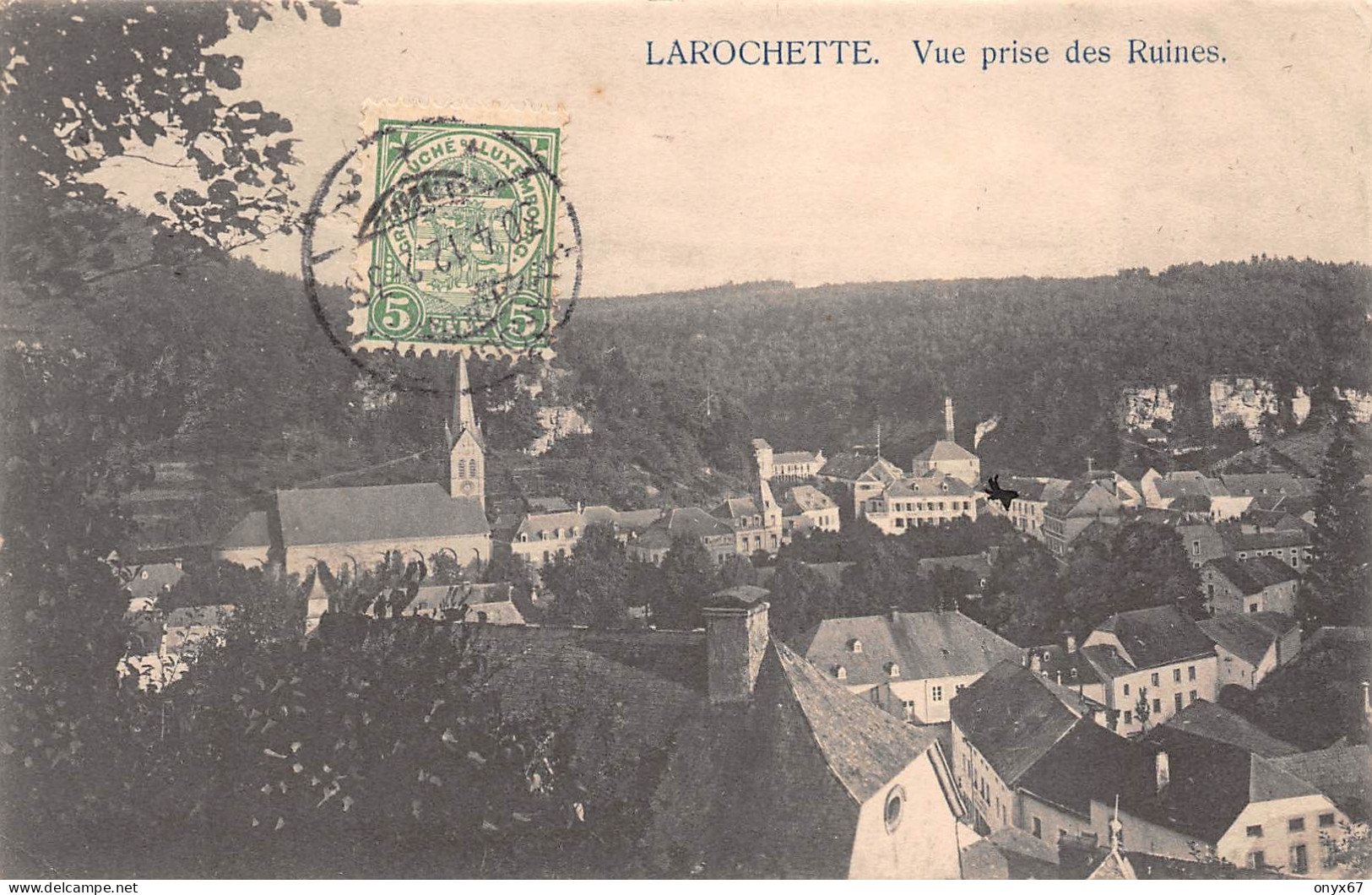 LAROCHETTE-Fiels-Fels-Mersch-Luxembourg-Lëtzebuerg-Luxemburg-Vue Prise Des Ruines-Editeur Schumacher, Mondorf-les-Bains - Fels