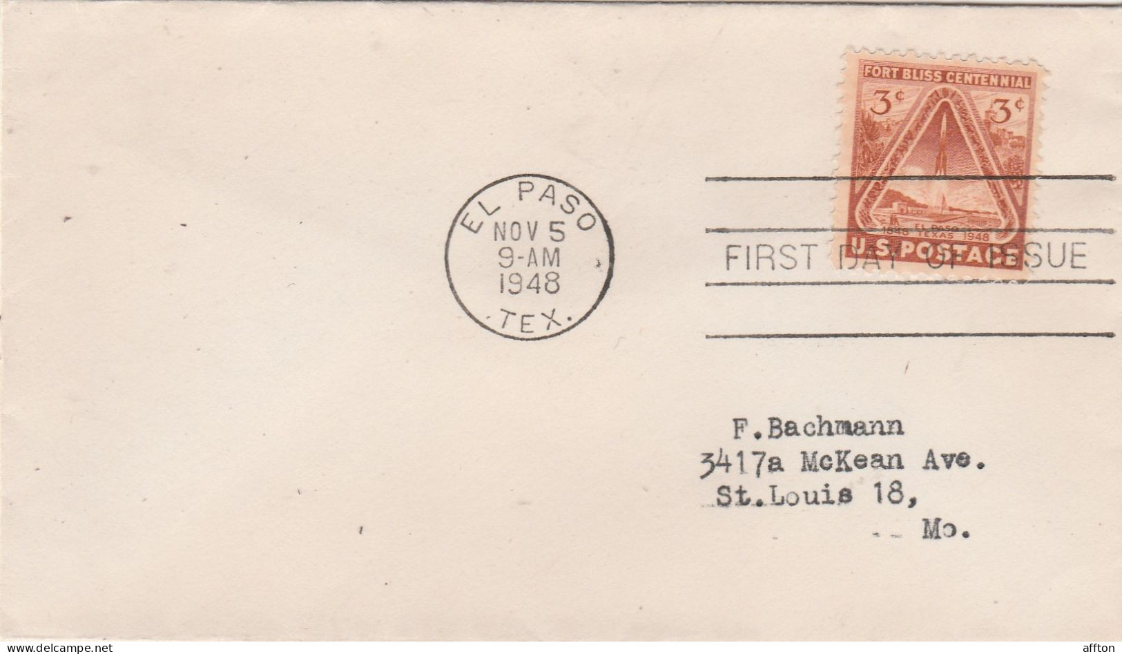 United States 1948 FDC Mailed - 1941-1950