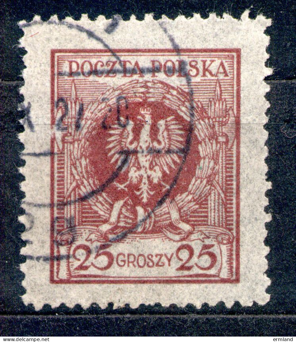 Polska Polen 1924, Michel-Nr. 208 O - Gebraucht