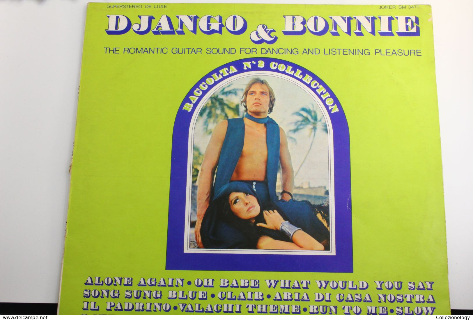 DISCO VINILE 33 GIRI 12" 1973 DJANGO E BONNIE THE ROMANTIC GUITAR SOUNDS FOR DANCING AND LISTENING JOKER SM 3471 ITALY - Strumentali